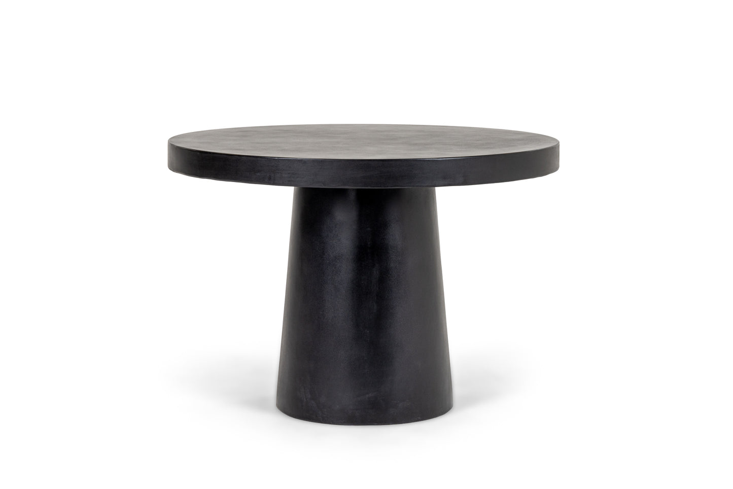 Modrest Desoto Modern Black Concrete Round Dining Table