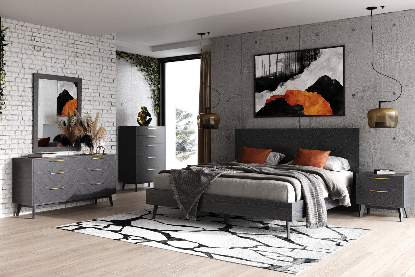 Modrest Diana Modern Grey Ash Dresser