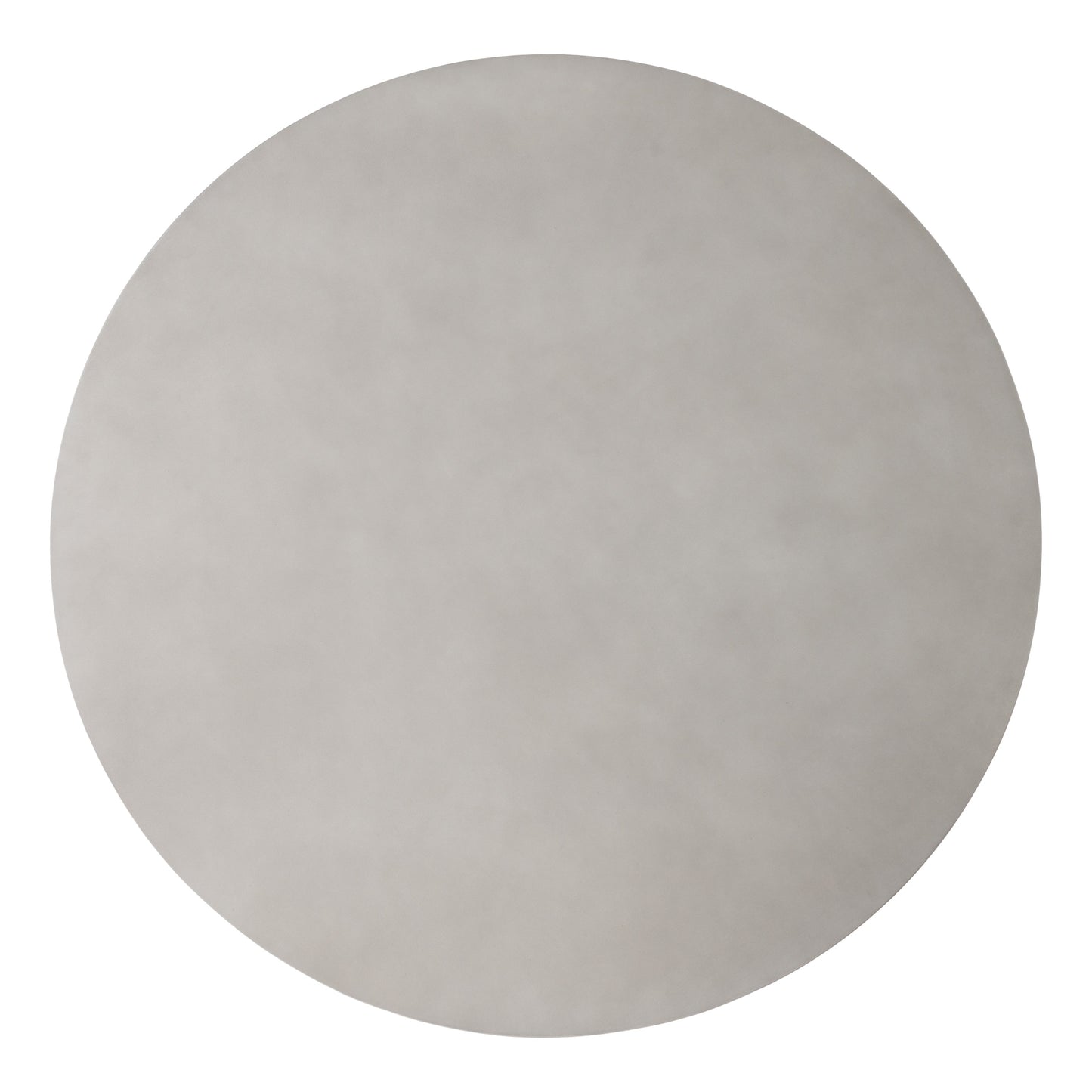 Modrest Duncan Modern Faux Concrete Walnut Round Dining Table