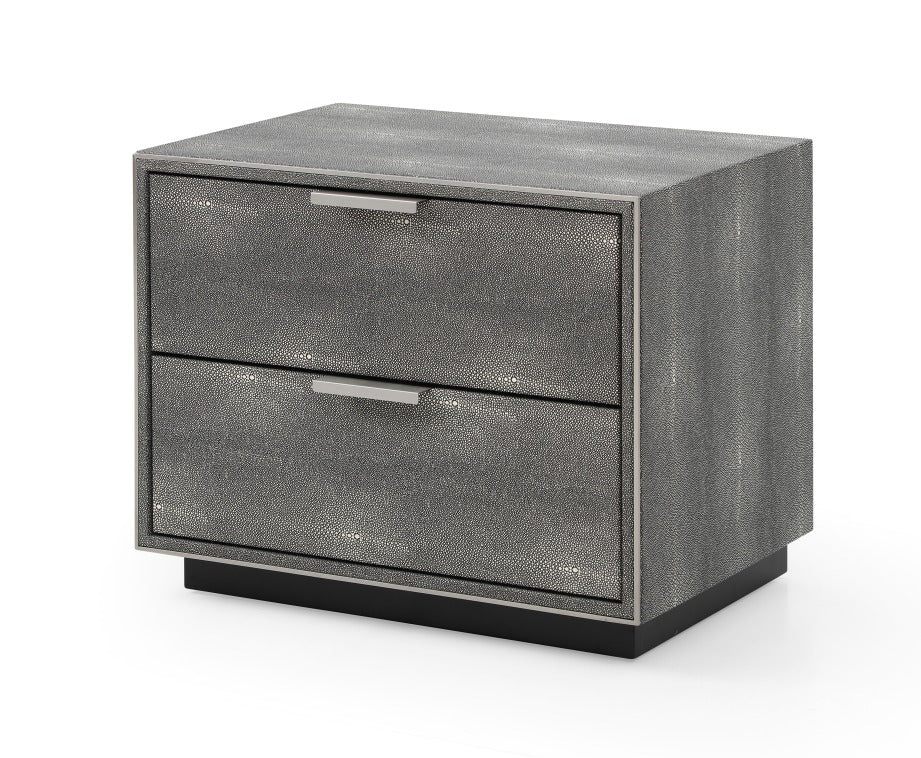 Modrest Dynasty East King Modern Shagreen Bedroom Set