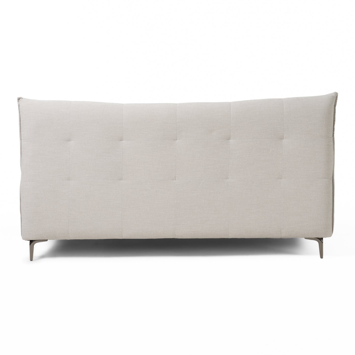 Modrest Dysart Modern Grey Fabric Bed