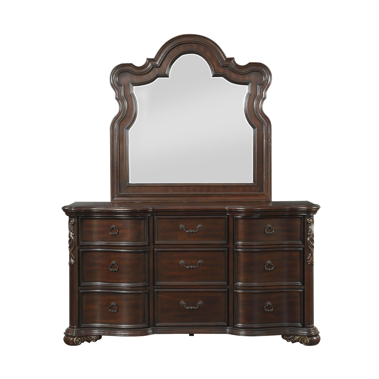 Homelegance Dresser Royal Highlands Dark Cherry Finish 1603-5
