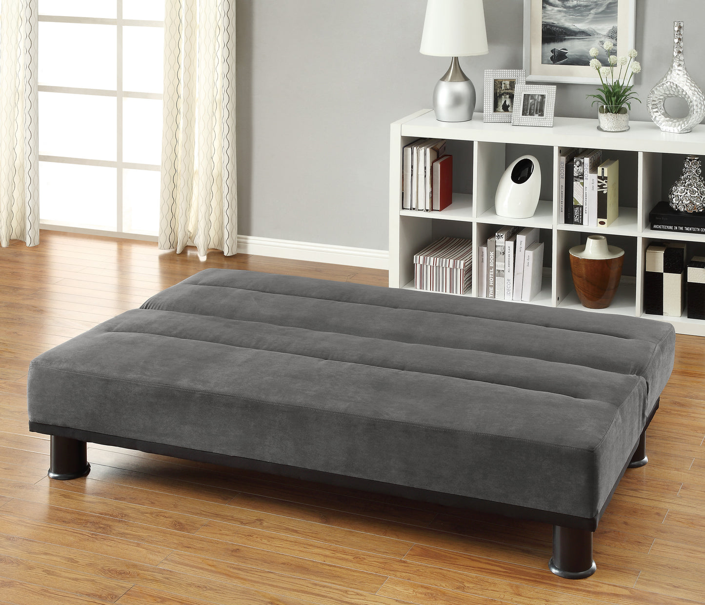 Homelegance Callie Futton Gray Microfiber Sofa Bed 4823GP