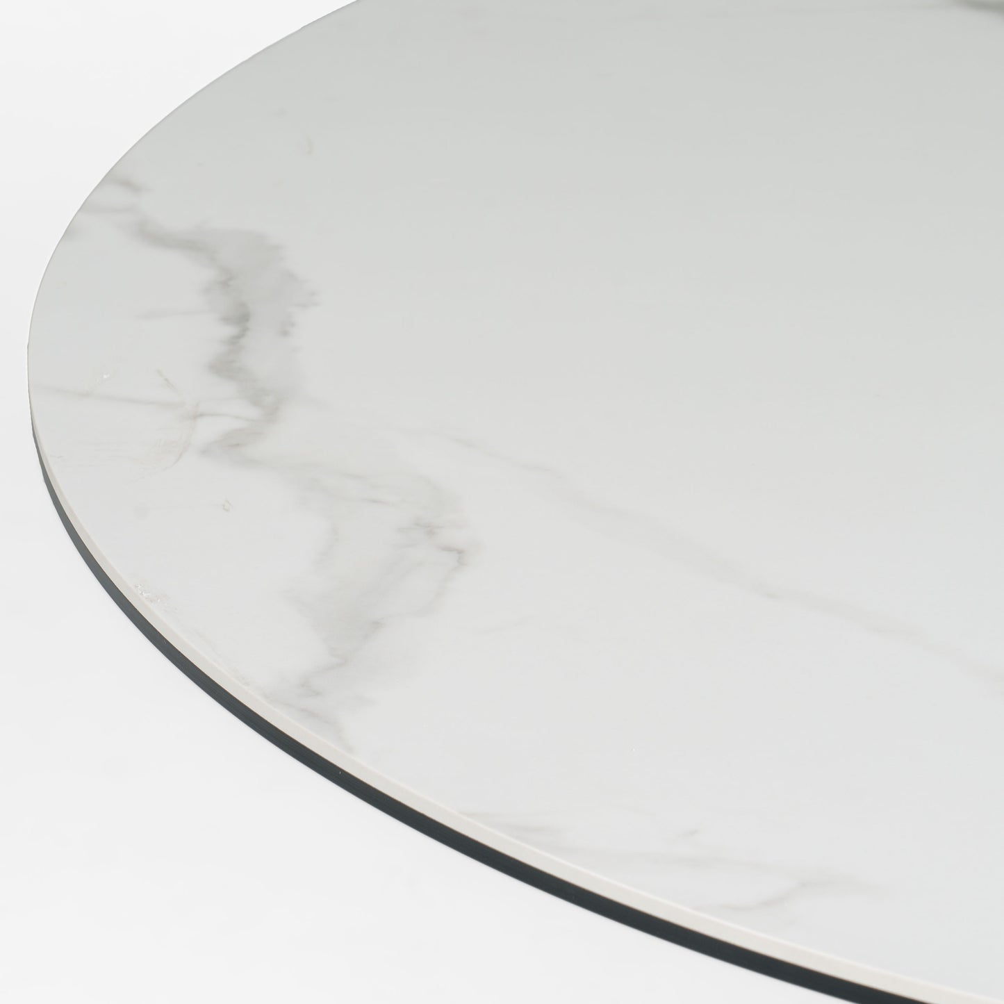 Modrest Edith Modern Round White Ceramic Dining Table
