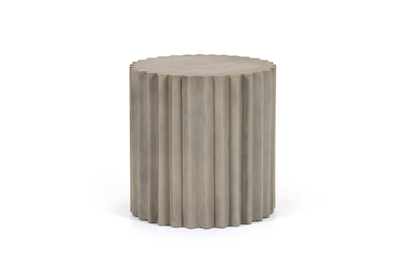 Modrest Evadale Modern Grey Concrete End Table
