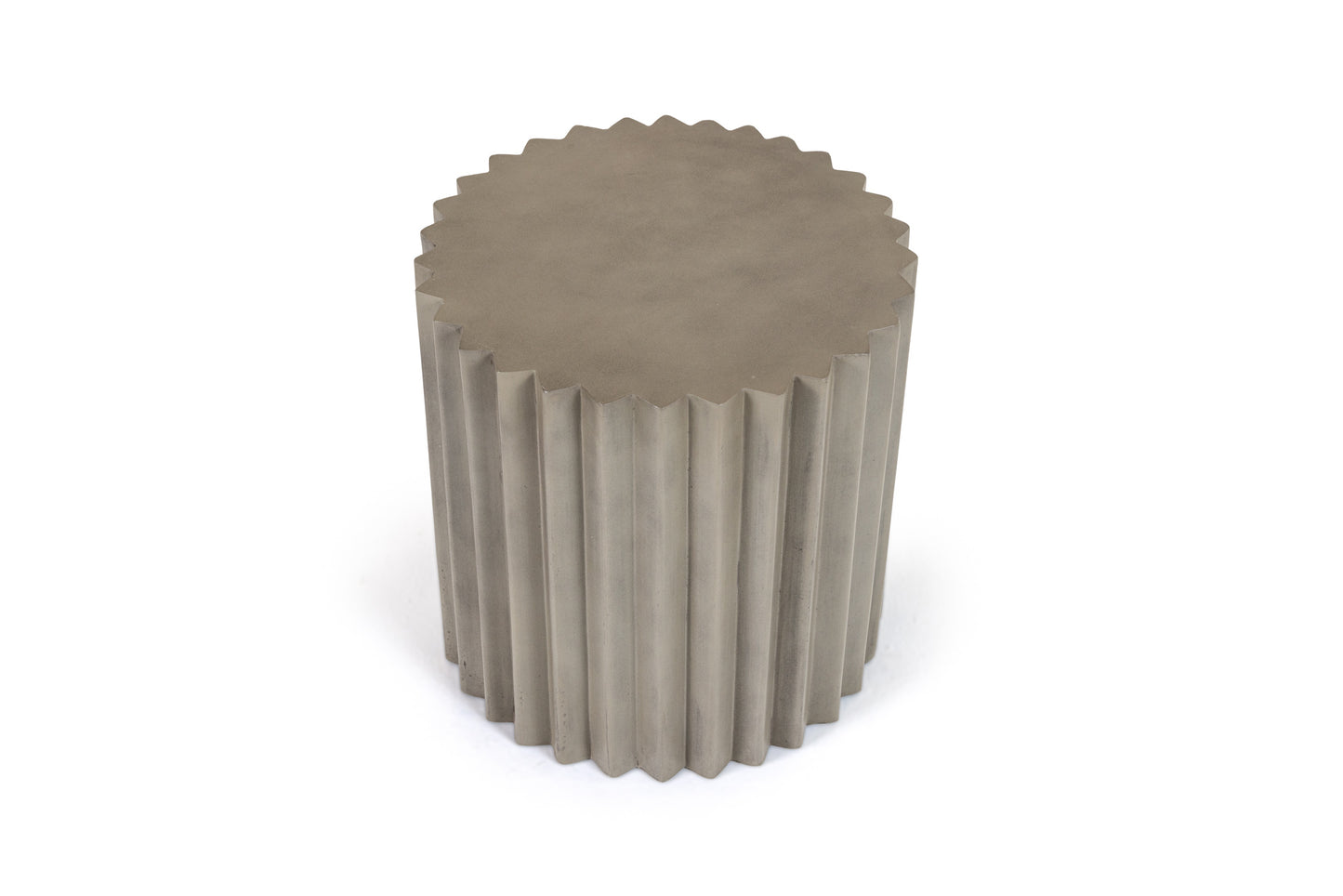 Modrest Evadale Modern Grey Concrete End Table