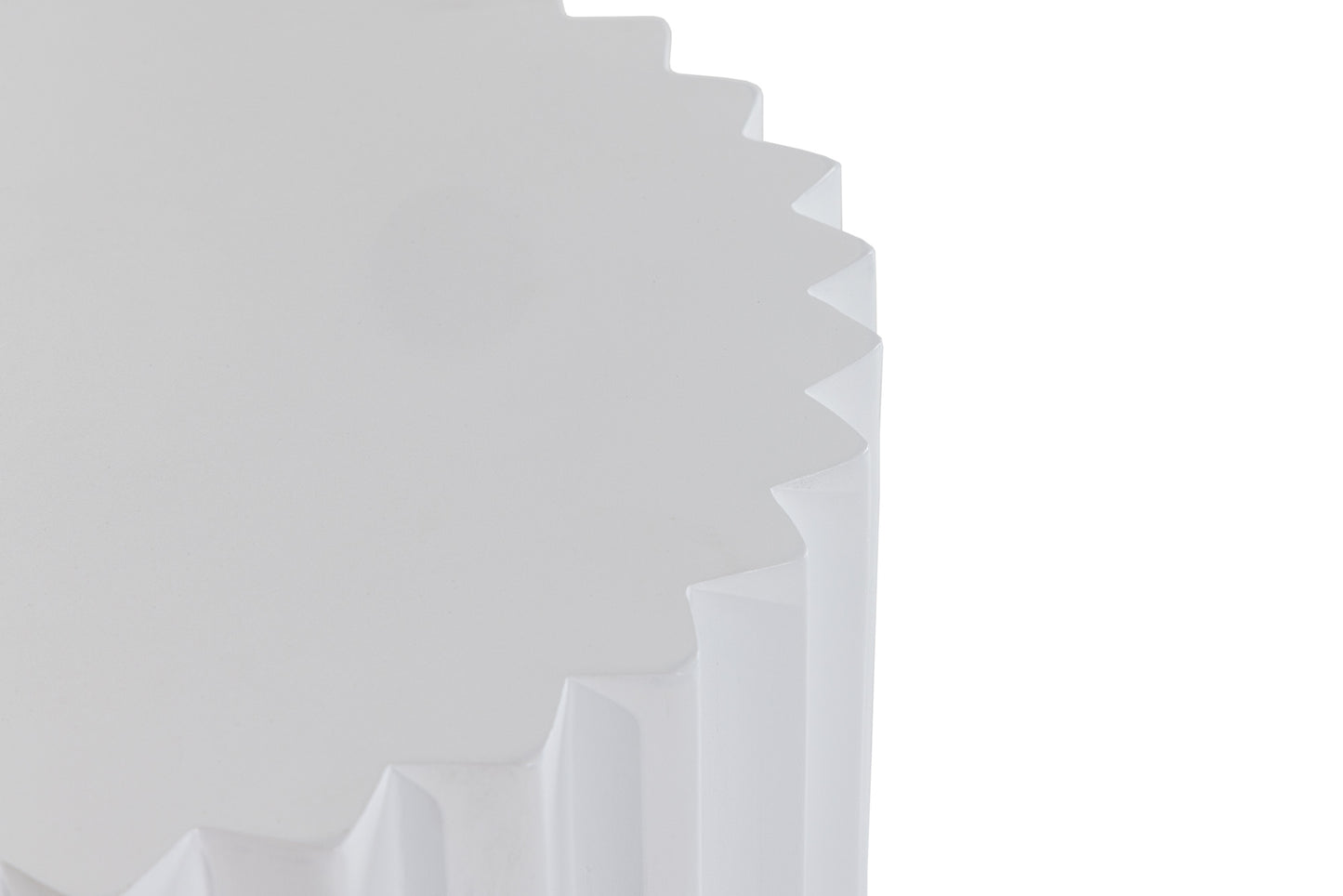 Modrest Evadale Modern White Concrete End Table