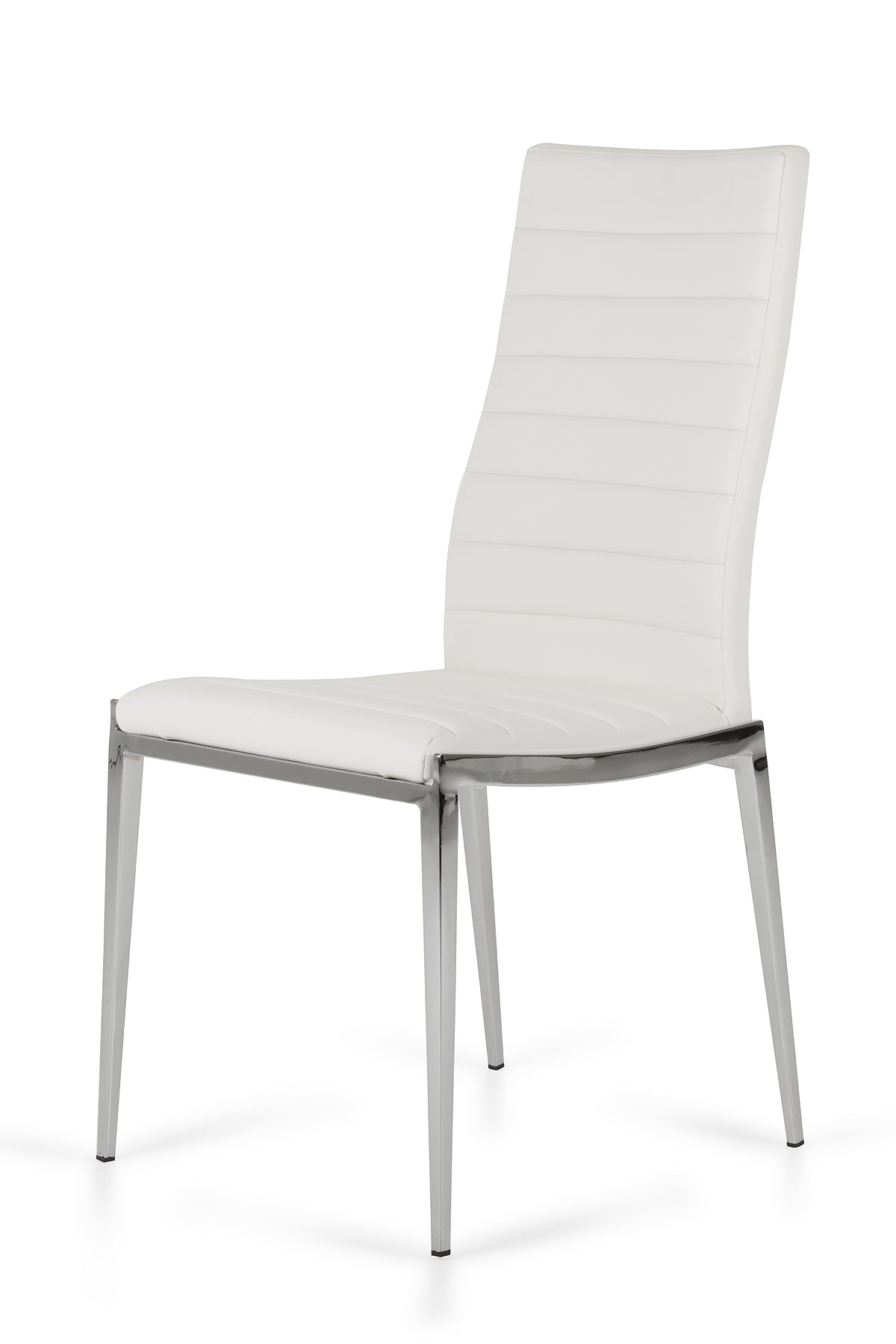 Libby Modern White Leatherette Dining Chair