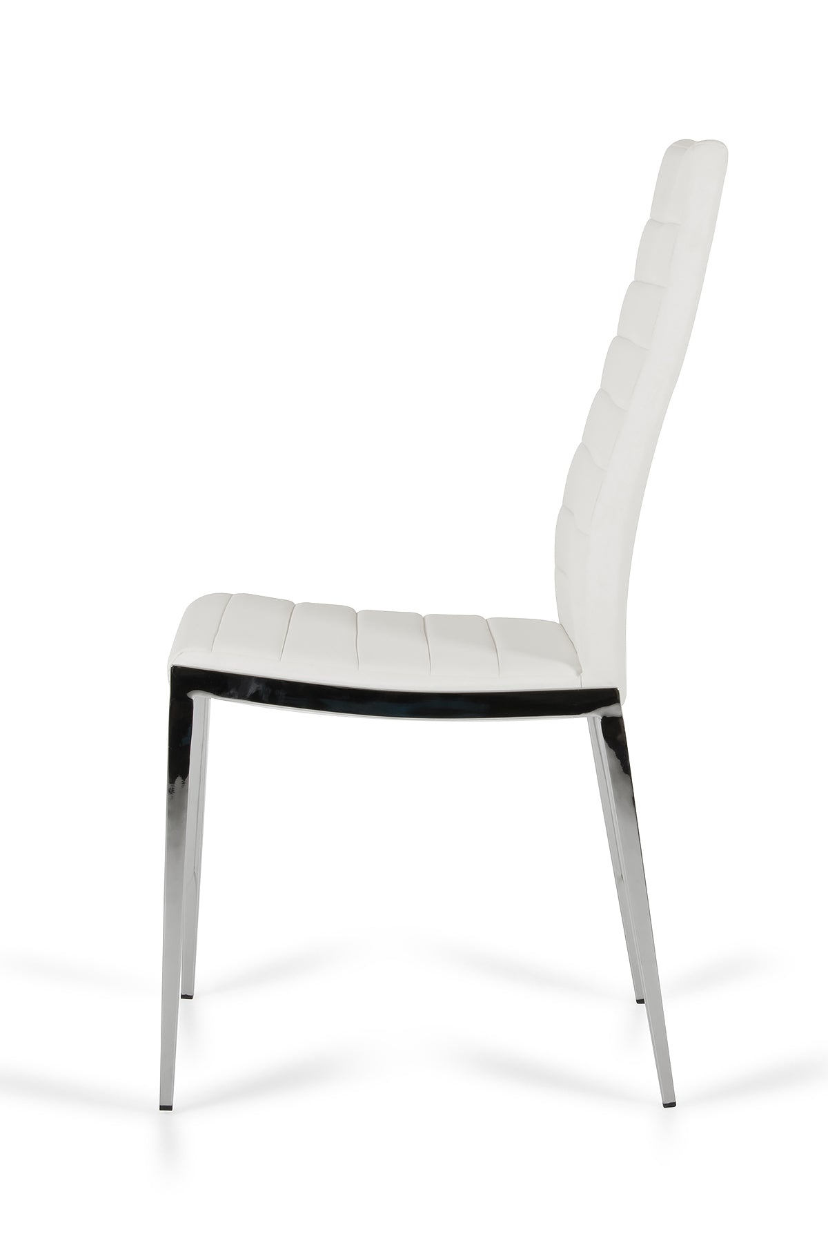 Libby Modern White Leatherette Dining Chair