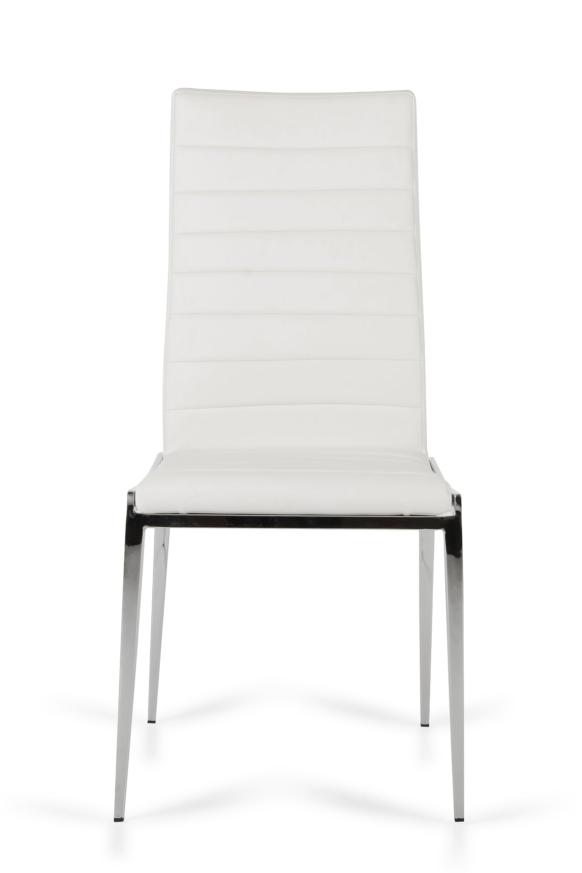 Libby Modern White Leatherette Dining Chair