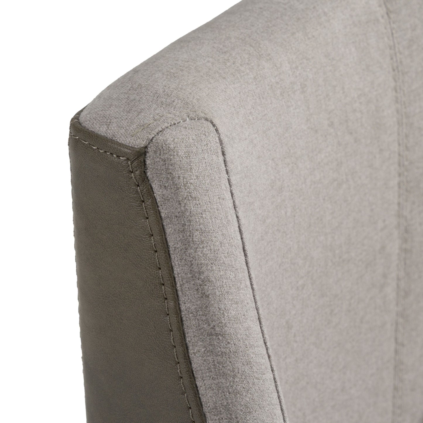 Modrest Fairview Contemporary Grey Brass Counter Stool