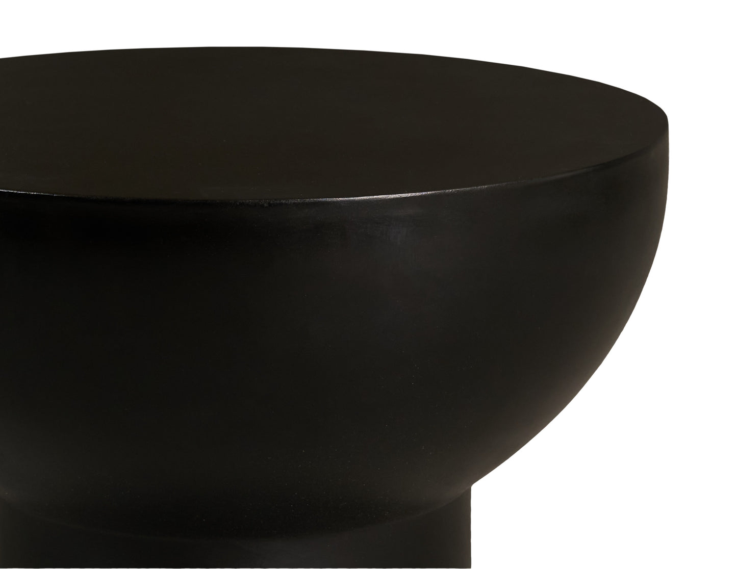 Modrest Fate Modern Black Concrete End Table