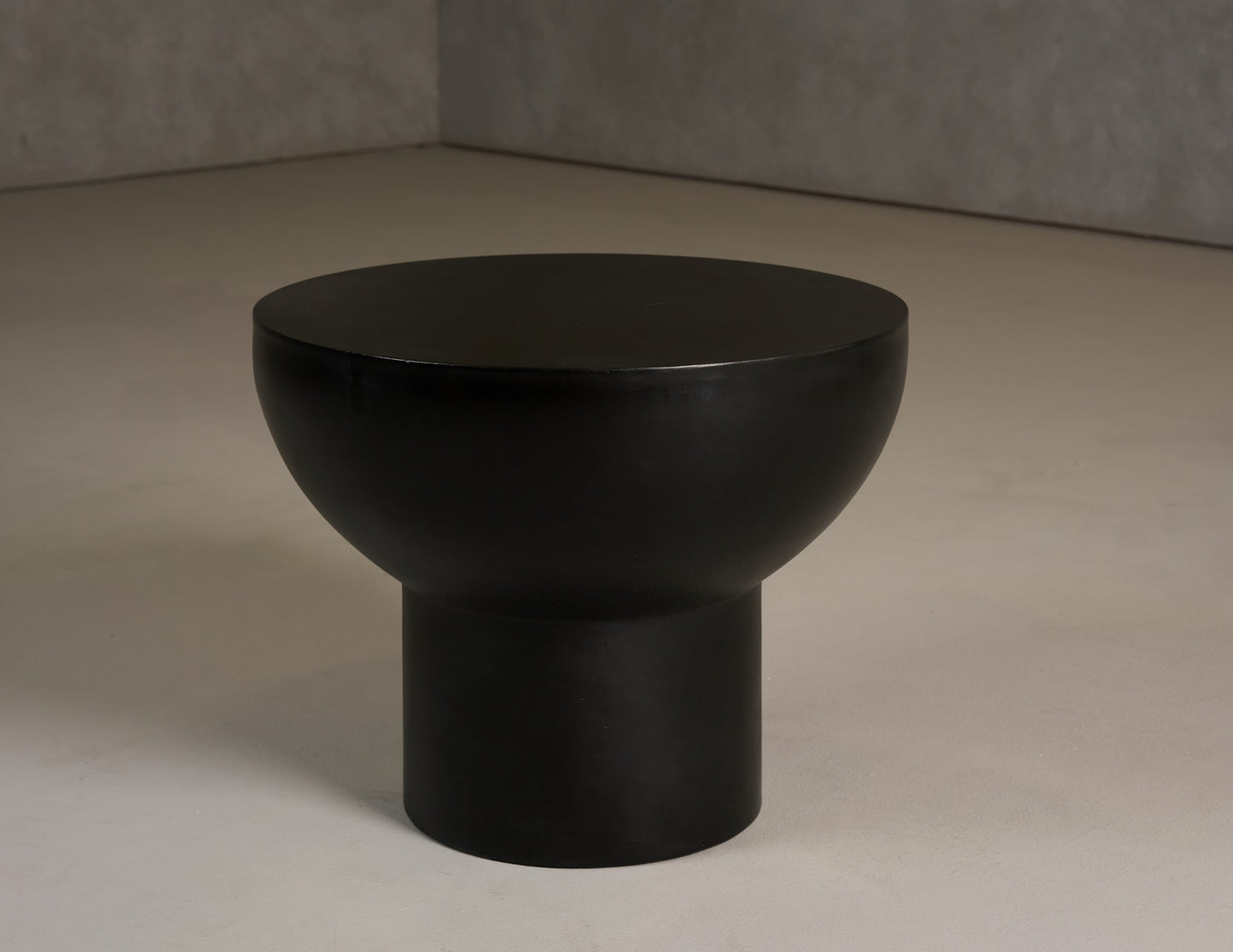 Modrest Fate Modern Black Concrete End Table
