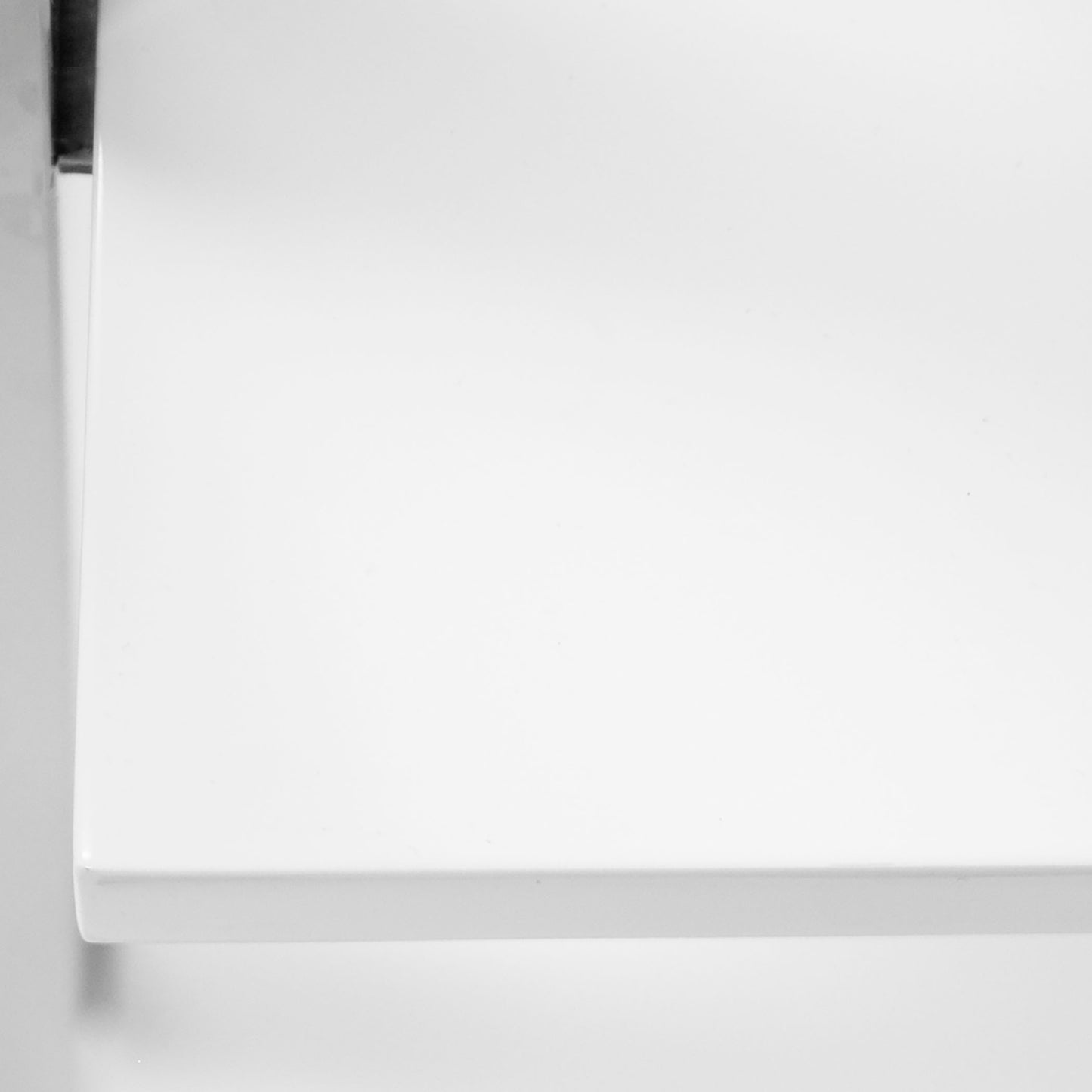Modrest Fauna Modern White High Gloss and Stainless Steel Bookshelf
