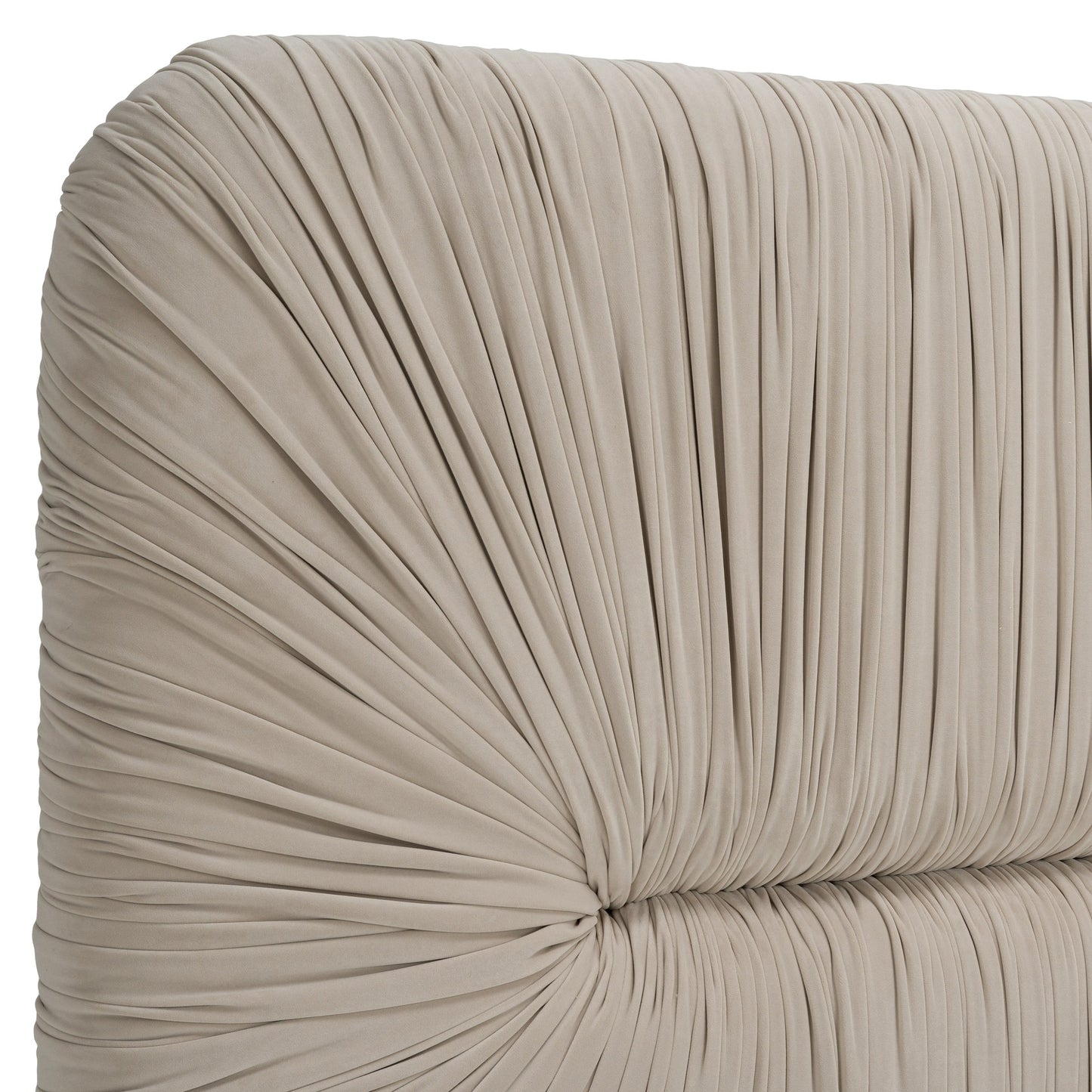 Modrest Florence Modern Beige Velvet Gold Bed
