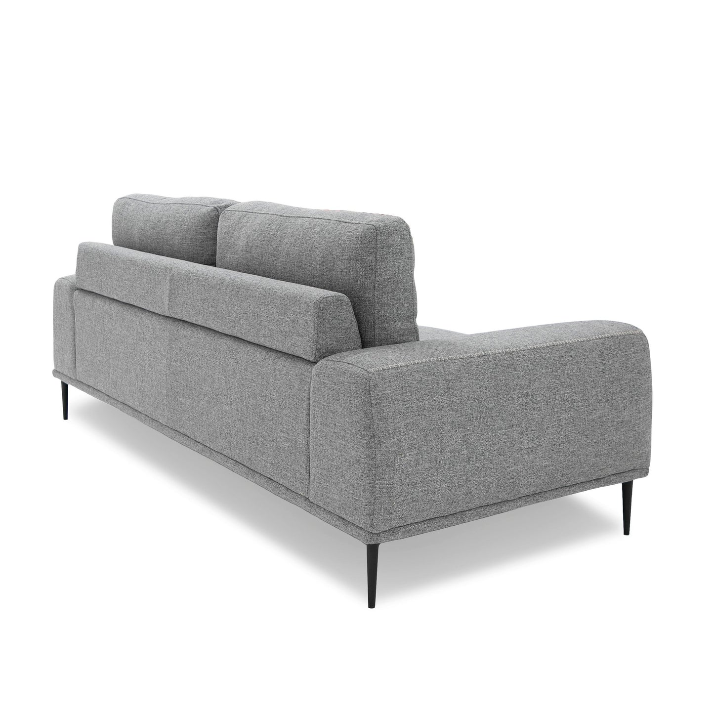 Divani Casa Fonda Modern Grey Fabric Sofa