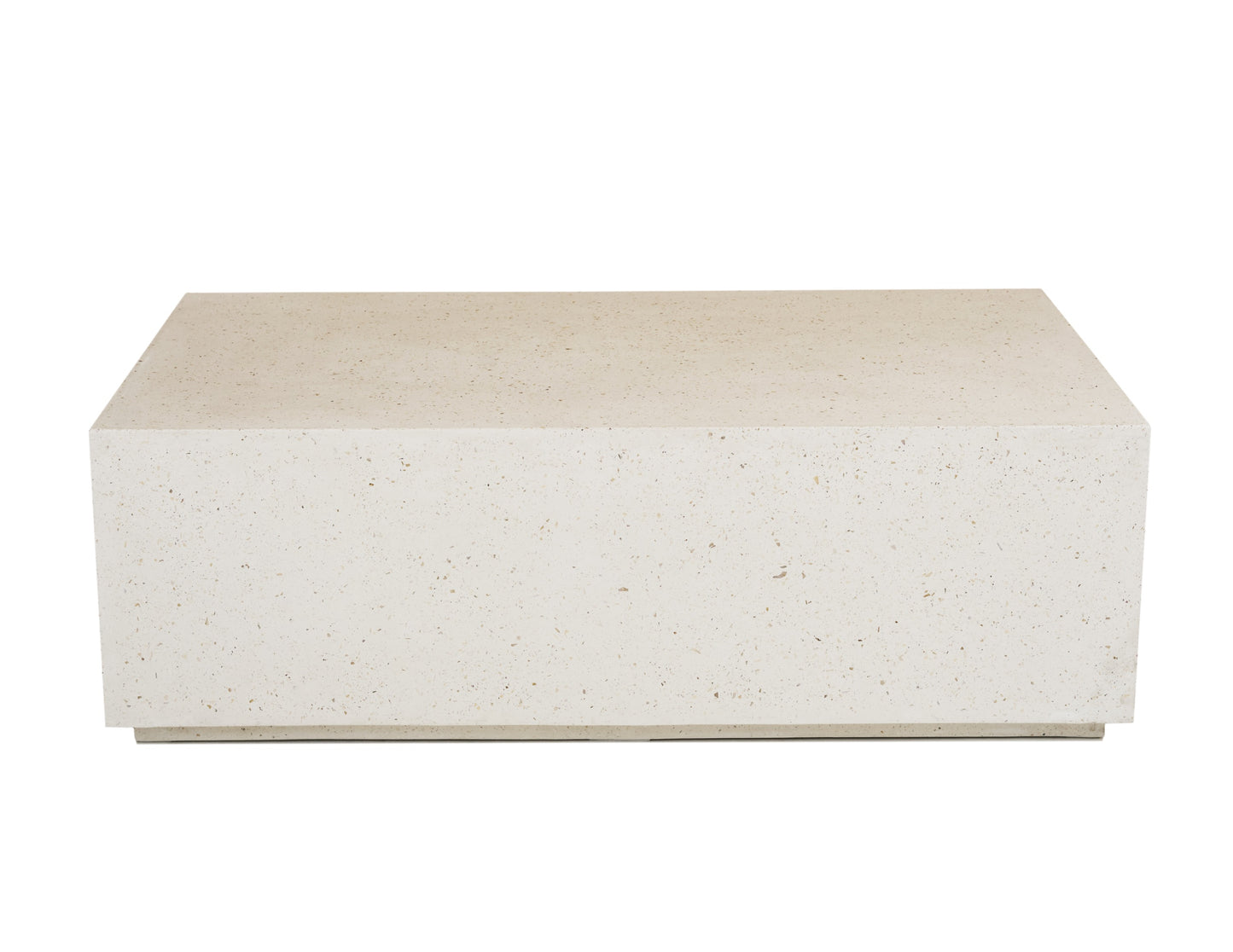 Modrest Fresno Modern Terrazzo Concrete Coffee Table