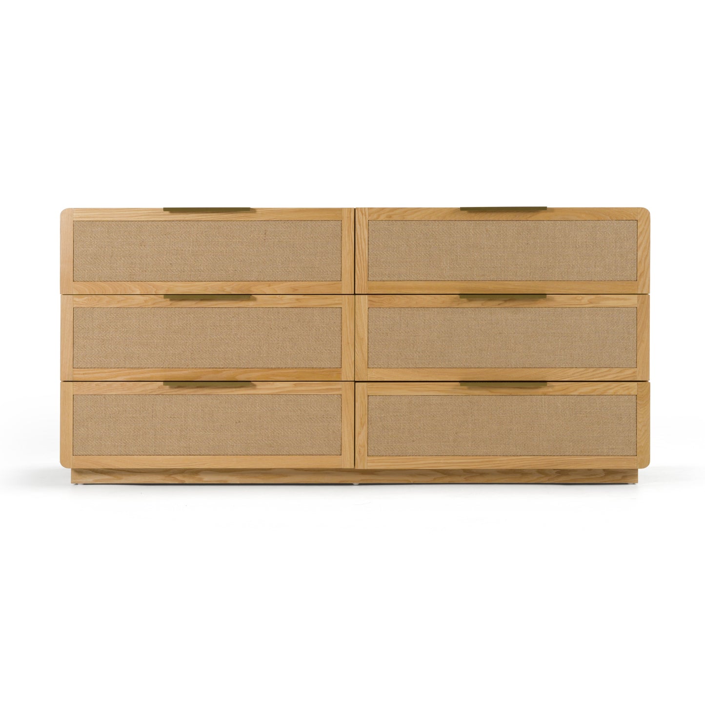 Modrest Gavin Modern Natural Ash Rattan Dresser
