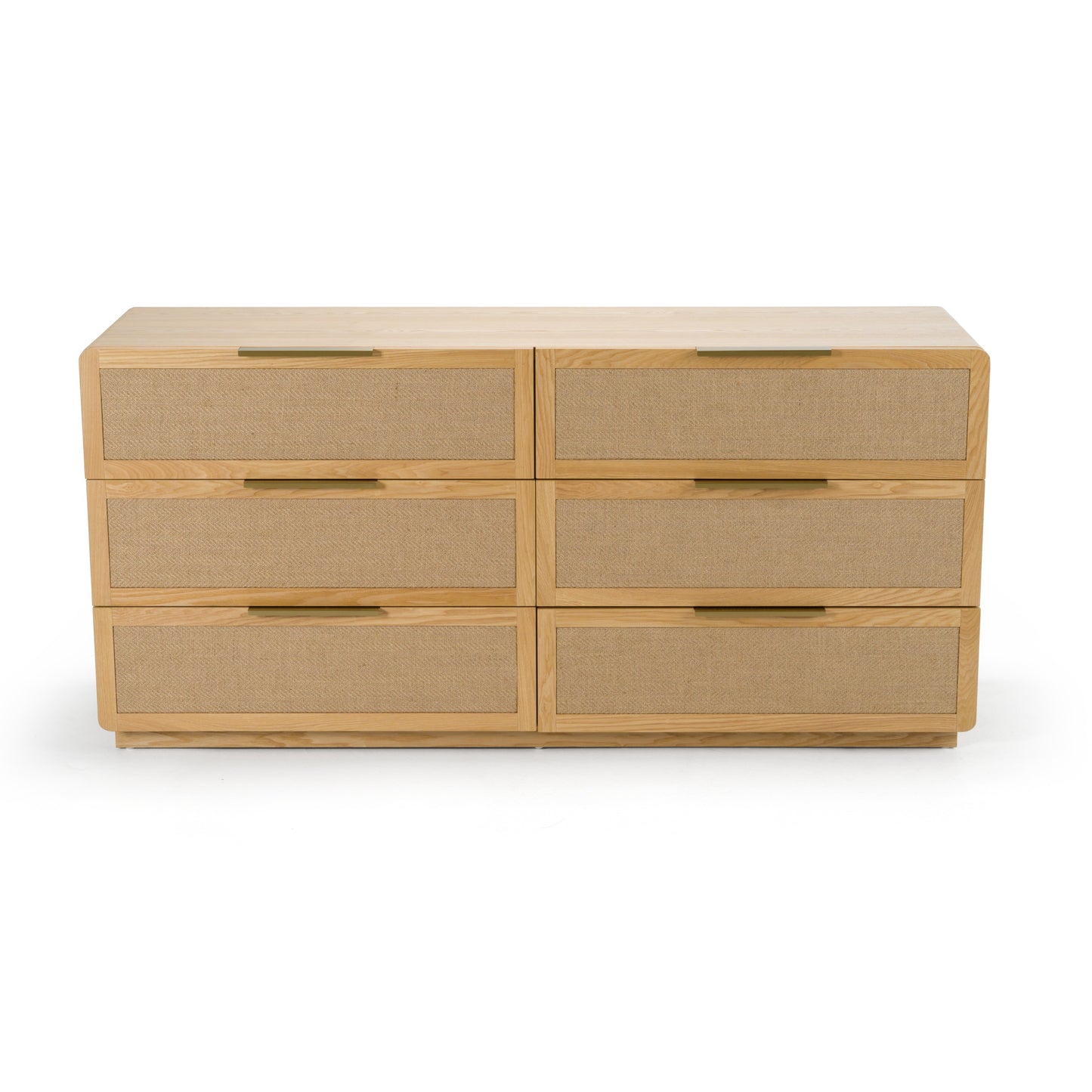 Modrest Gavin Modern Natural Ash Rattan Dresser