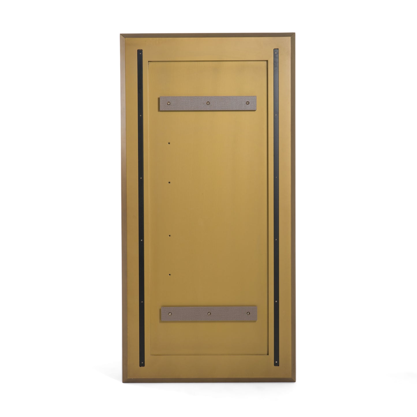 Modrest Glinda Modern Brushed Brass Floor Mirror