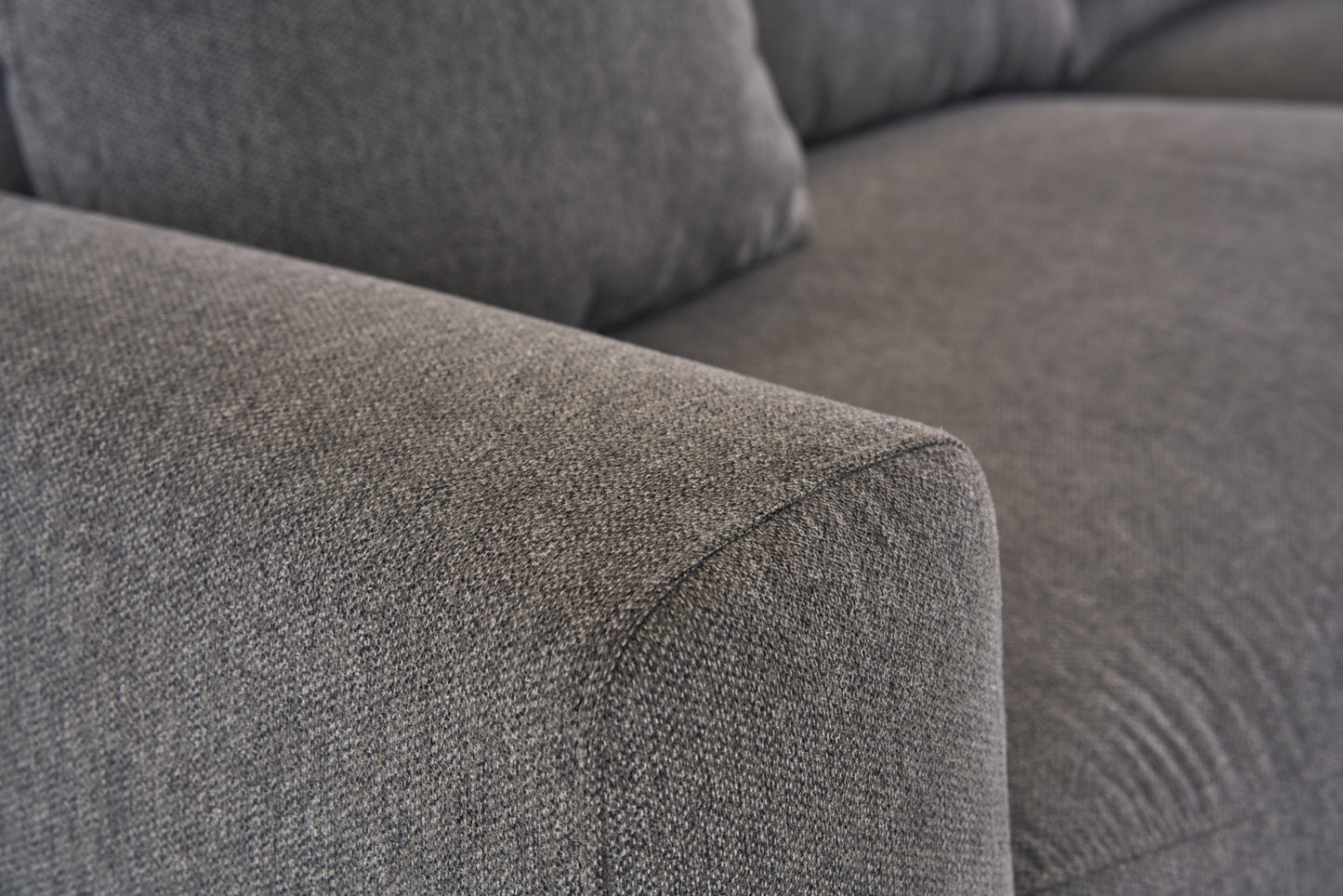 Divani Casa Gloria Modern Grey Fabric Sofa