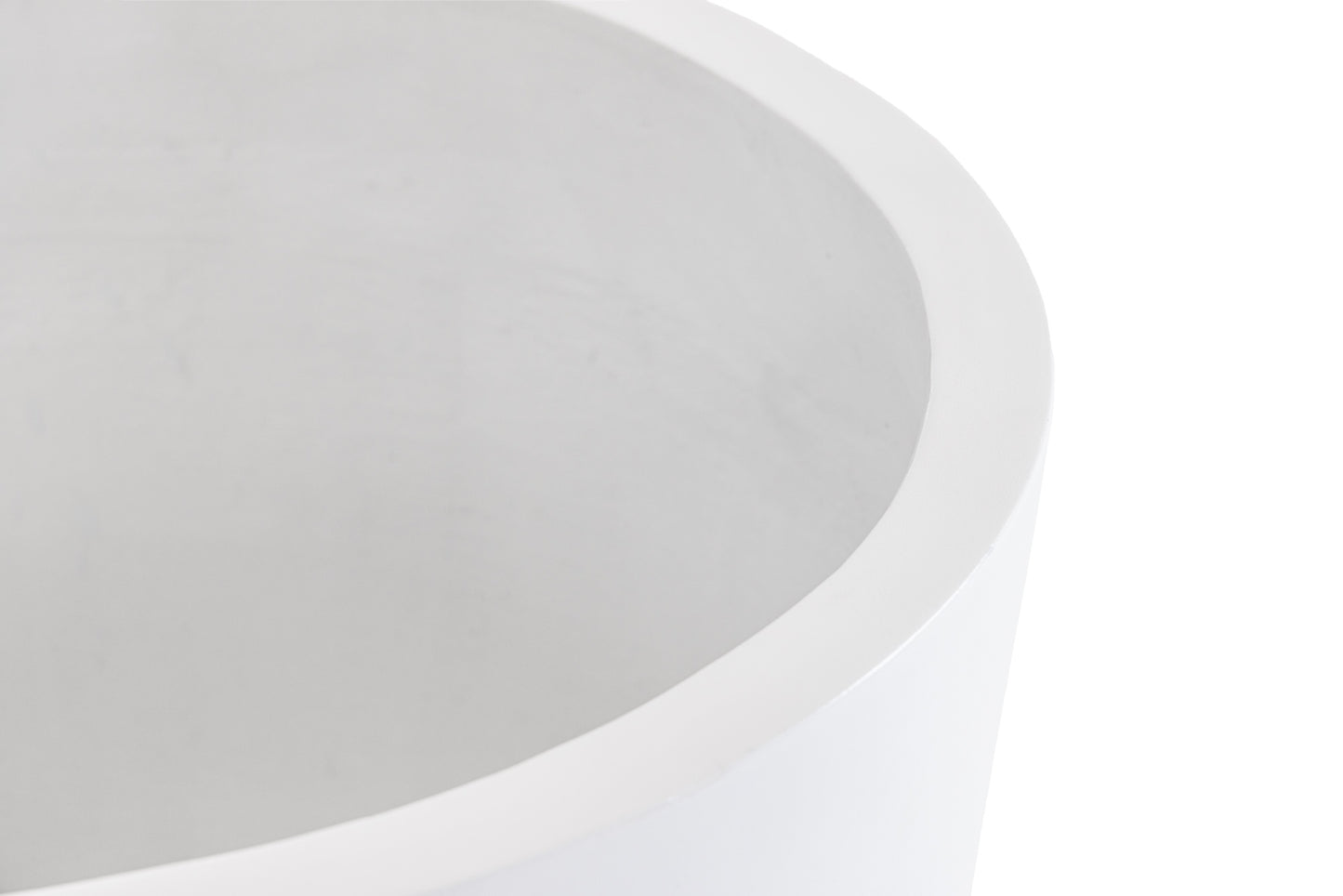 Modrest Goliad Modern White Concrete Planters Set of 3