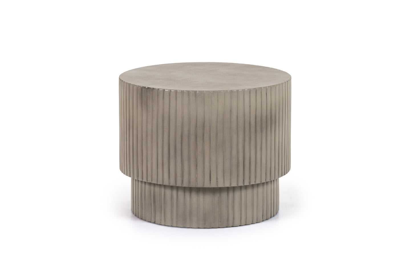 Modrest Gruver Modern Grey Concrete End Table