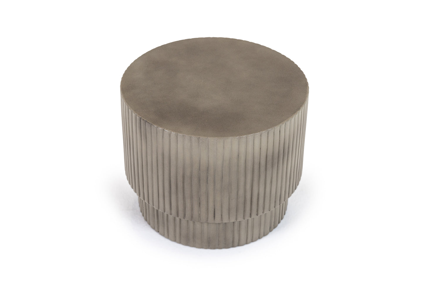 Modrest Gruver Modern Grey Concrete End Table