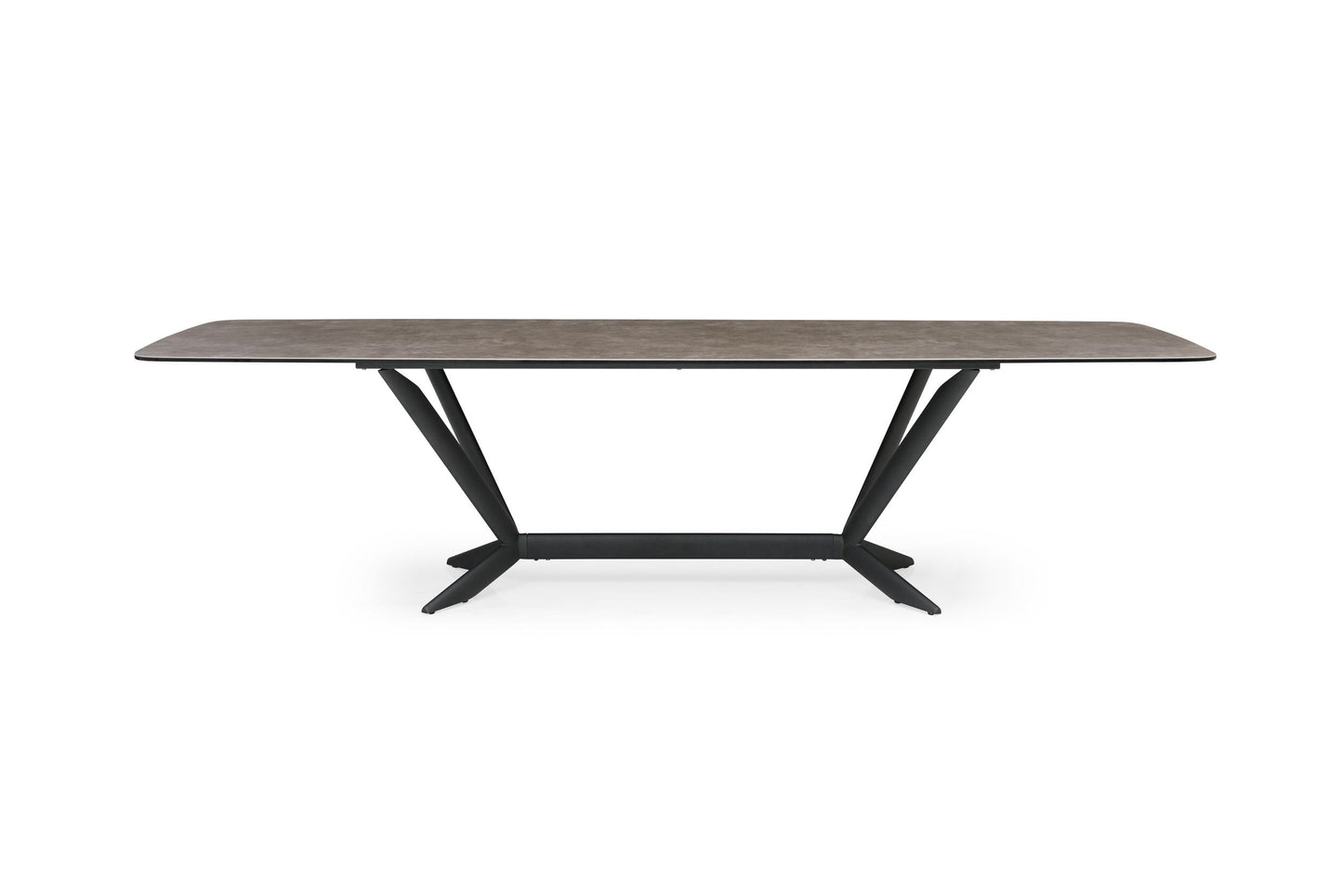 Modrest Herzog Modern Grey Ceramic Dining Table