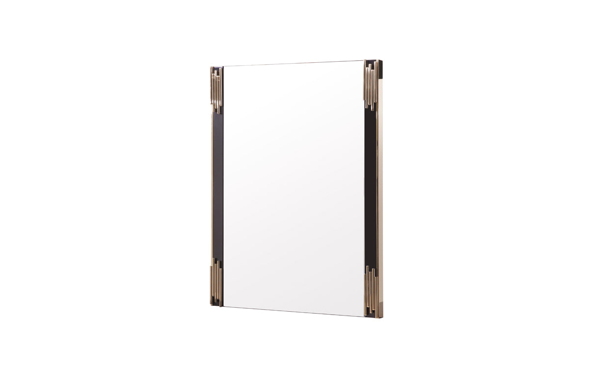 Modrest Token Modern Black and Gold Mirror