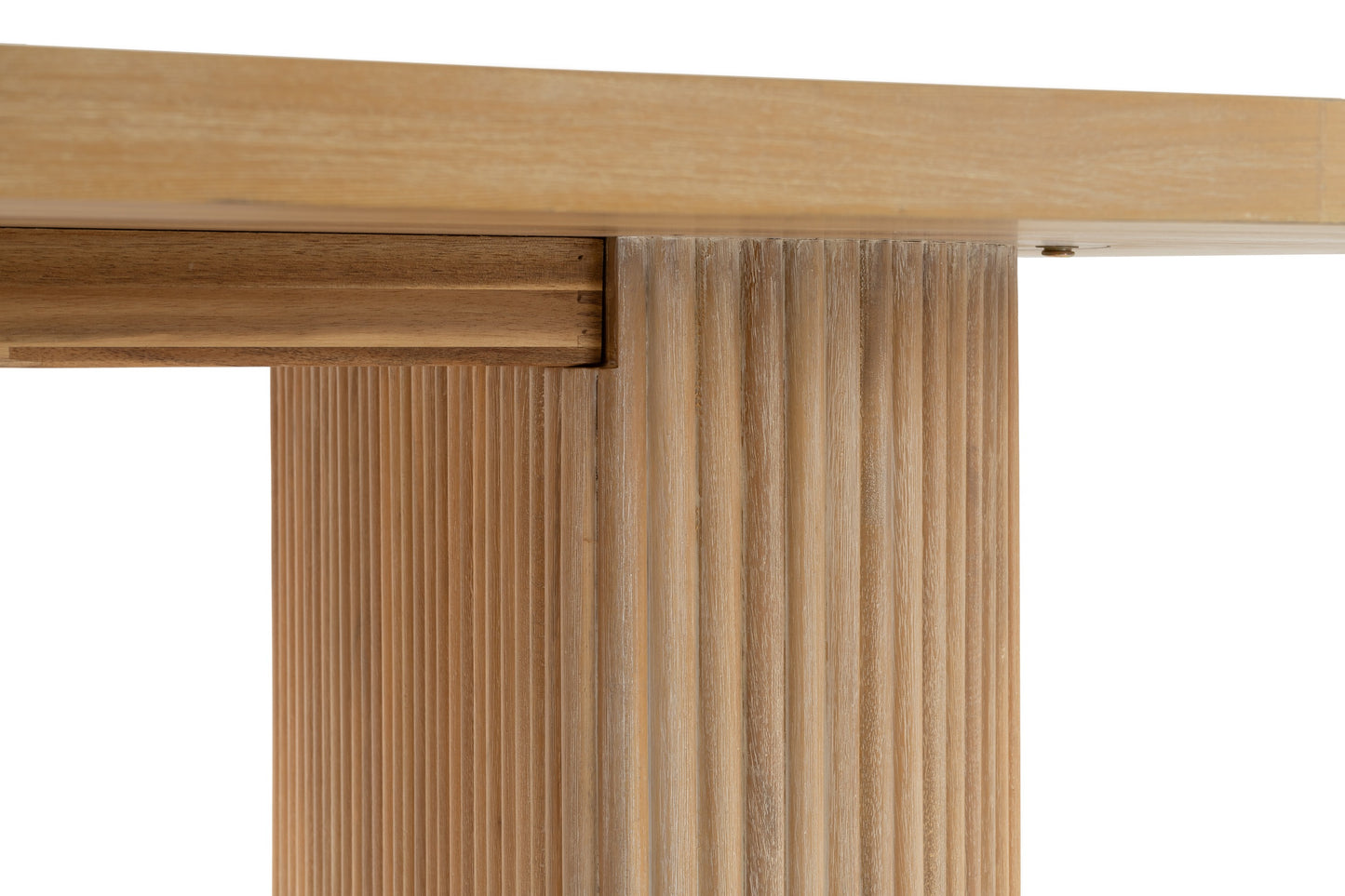 Modrest Jacobson Modern Natural Acacia Oval Dining Table