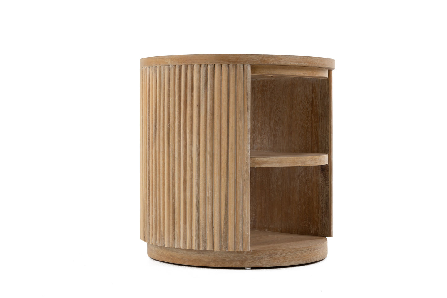 Modrest Jacobson Modern Natural Acacia End Table