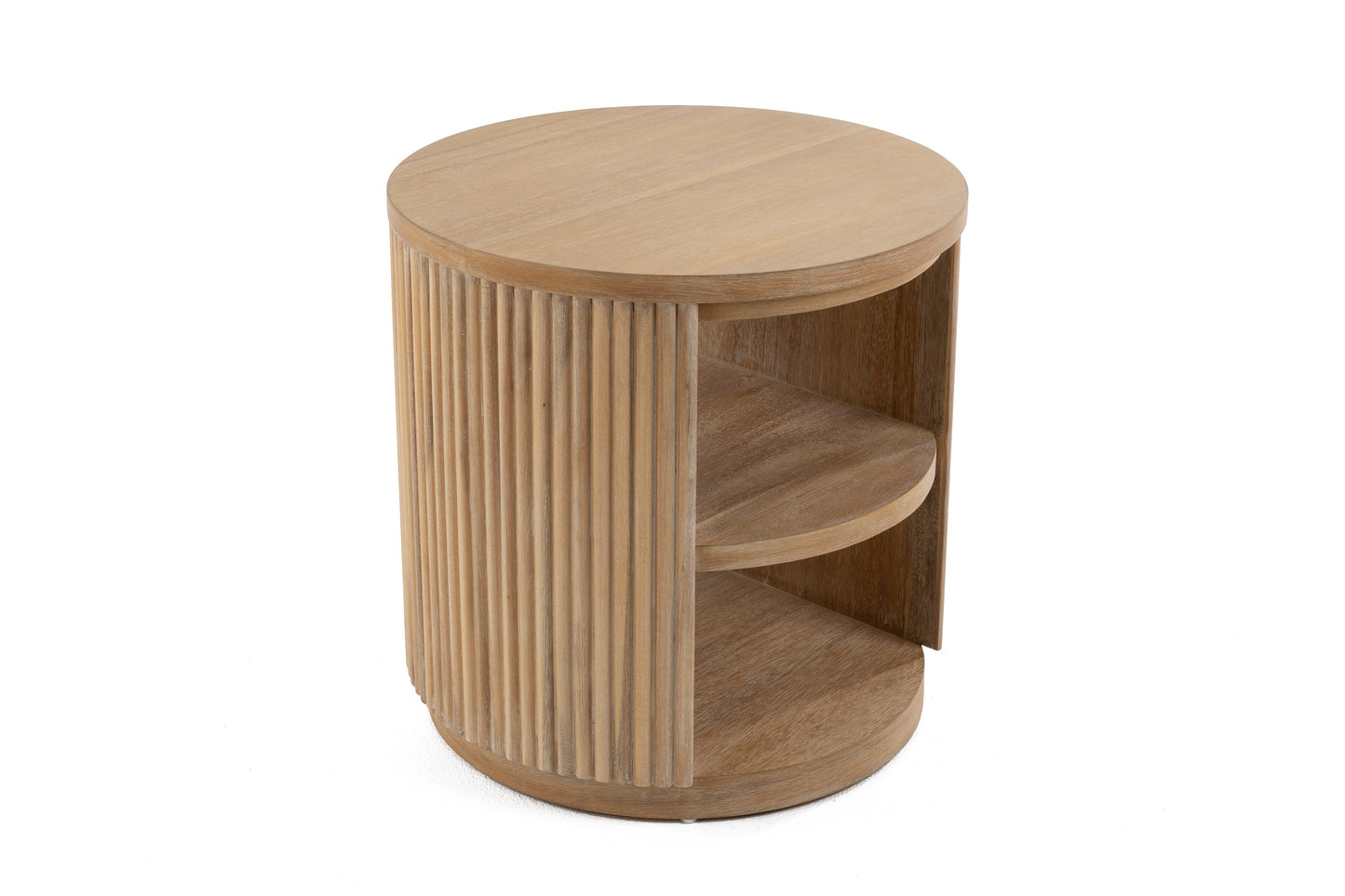 Modrest Jacobson Modern Natural Acacia End Table
