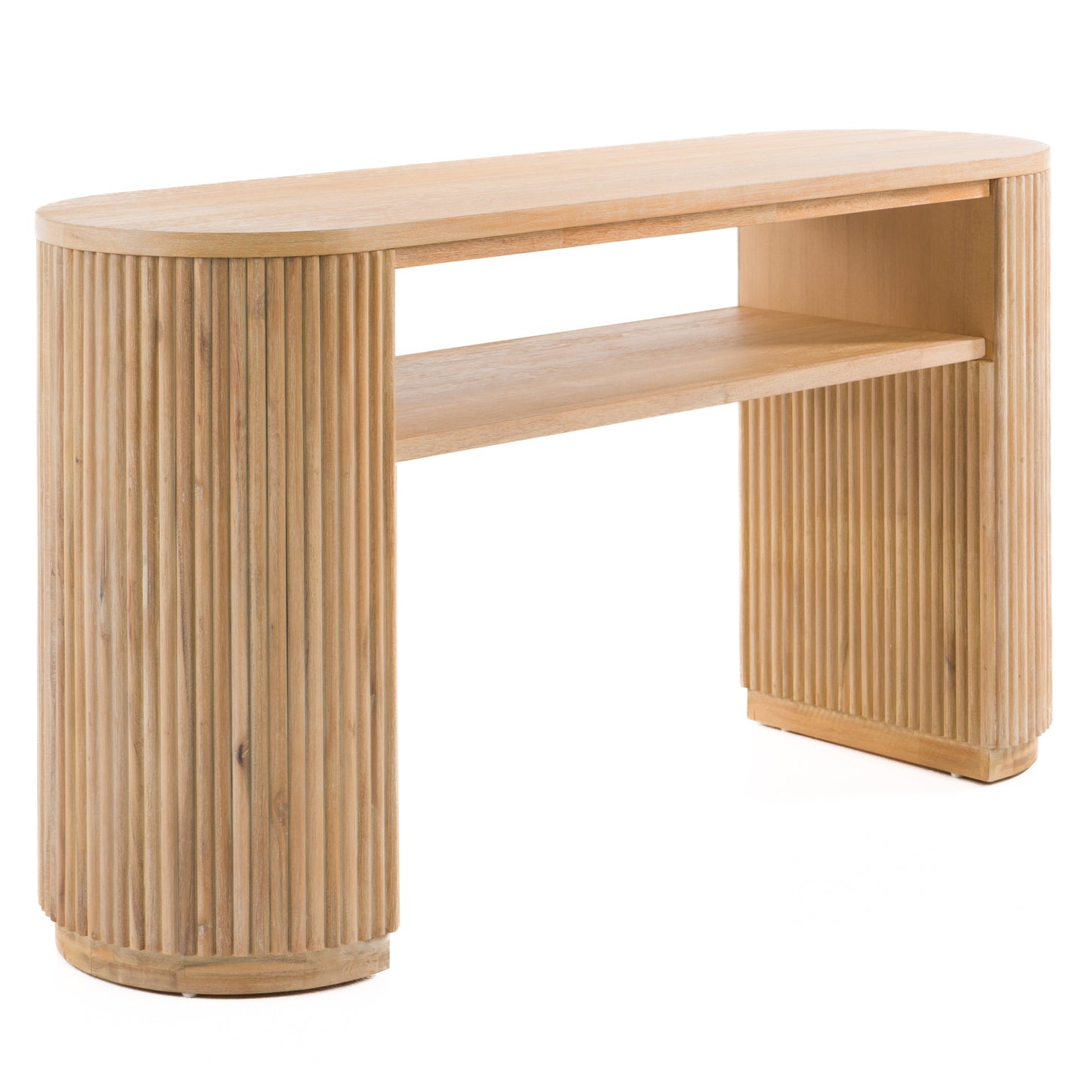 Modrest Jacobson Modern Natural Acacia Console Table