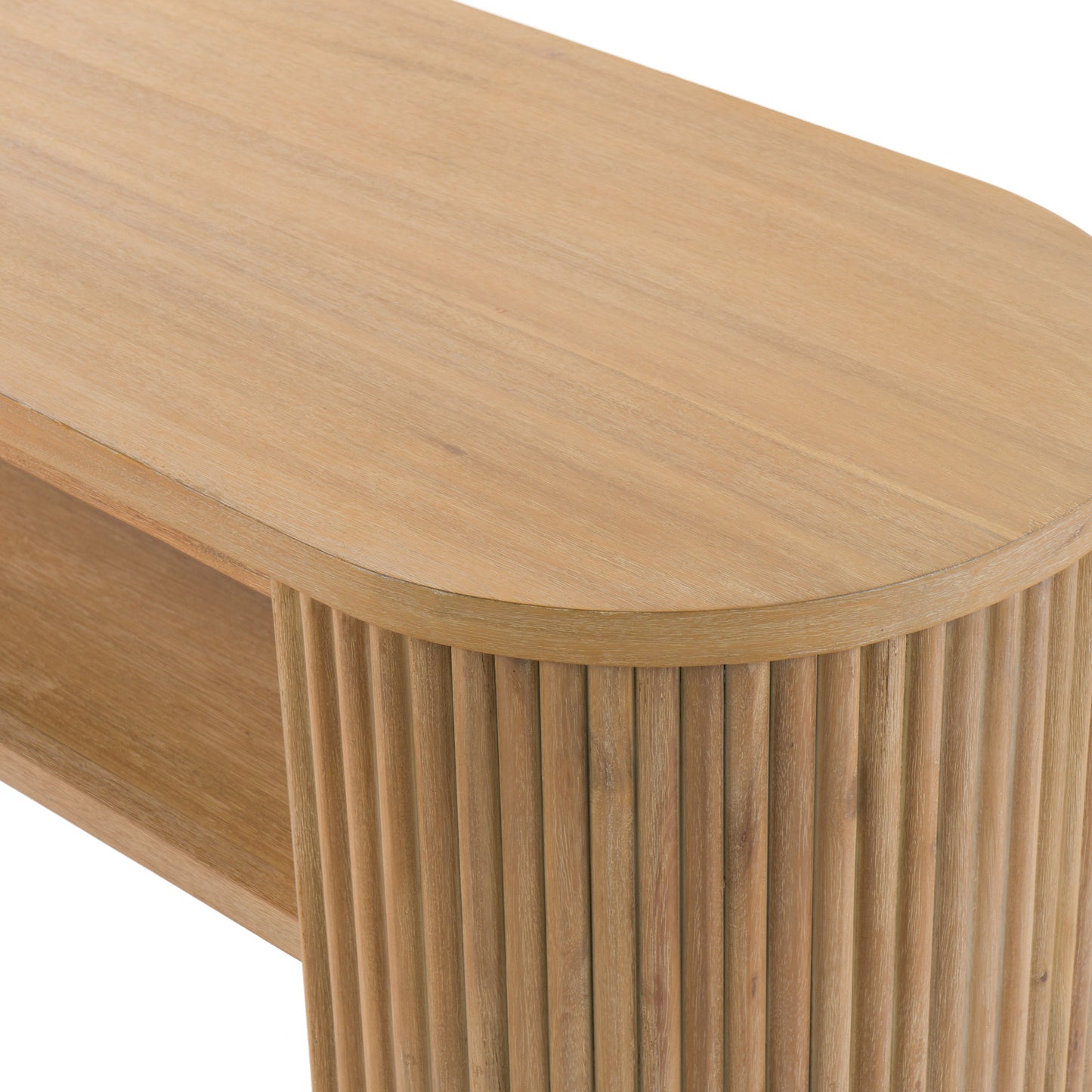 Modrest Jacobson Modern Natural Acacia Console Table