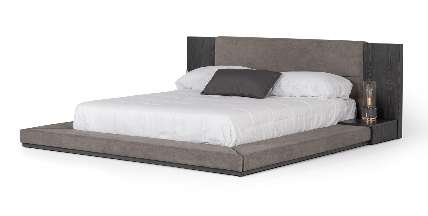 Nova Domus Jagger Cal King Modern Grey Bed