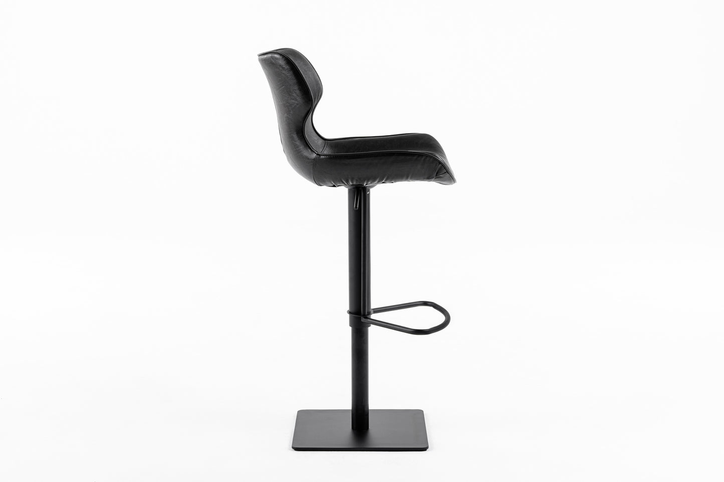 Modrest Jamila Modern Dark Brown Eco-Leather Bar Stool