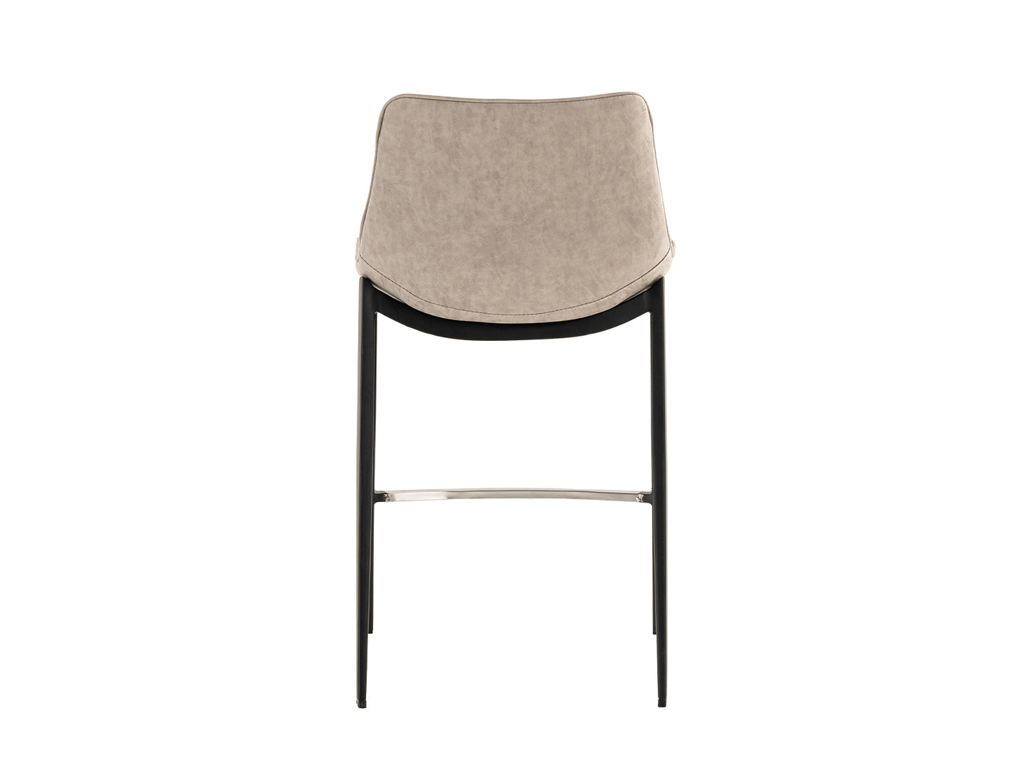 Modrest Jane Modern Tan and Black Counter Stool
