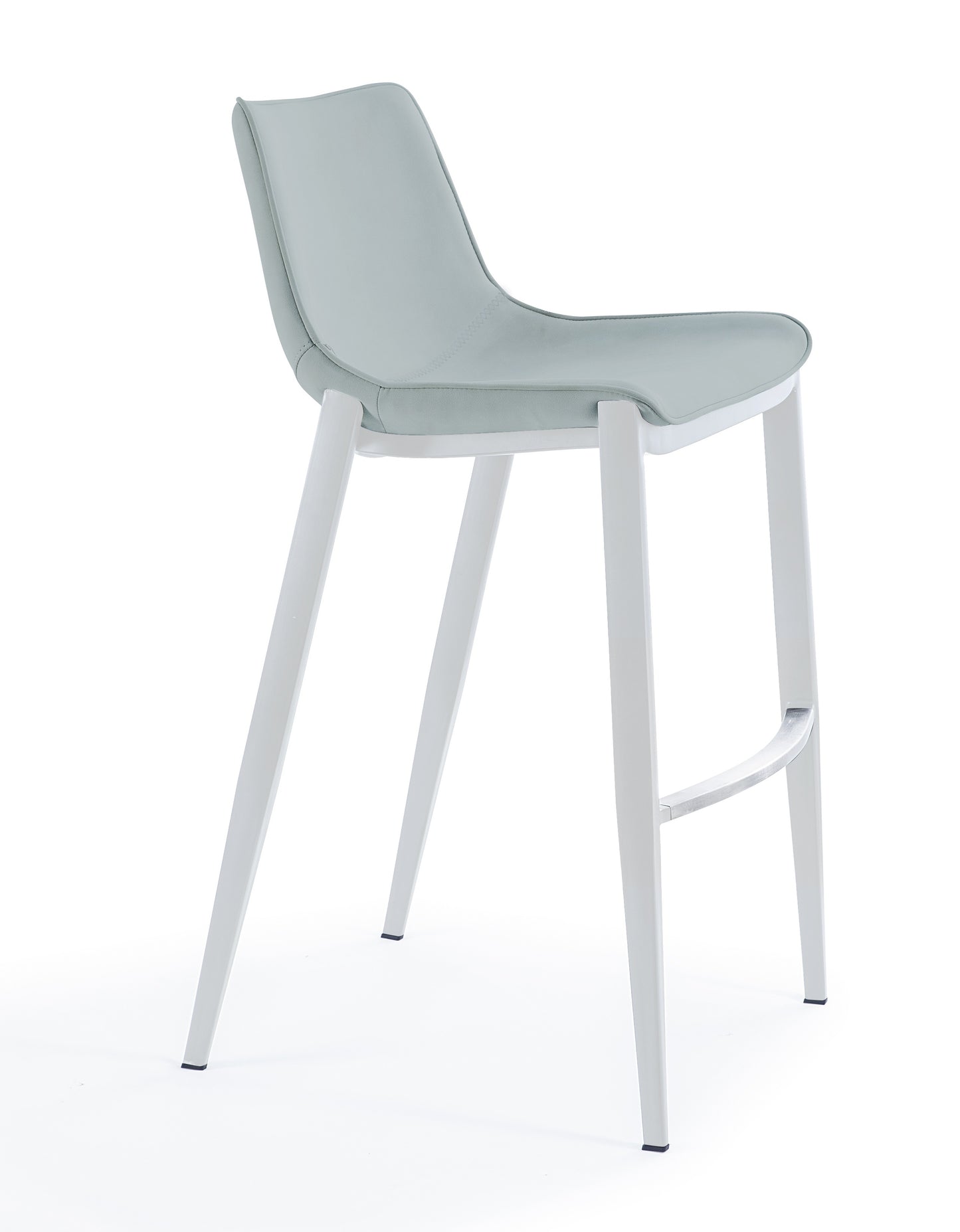 Modrest Jane Modern Light Grey Counter Stool Set of 2
