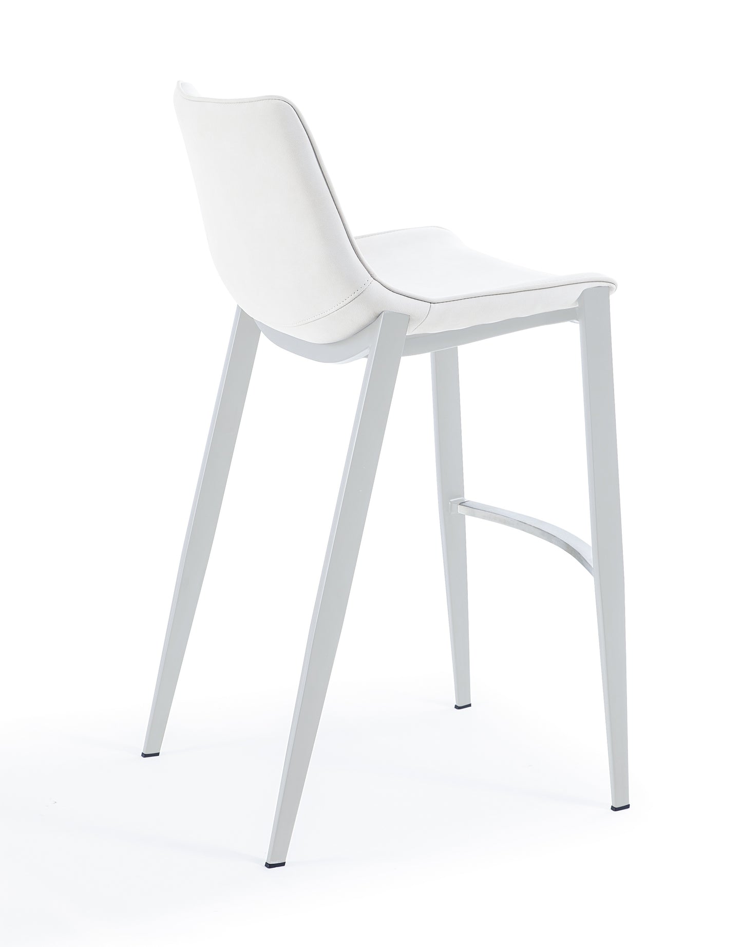 Modrest Jane Modern White Counter Stool Set of 2