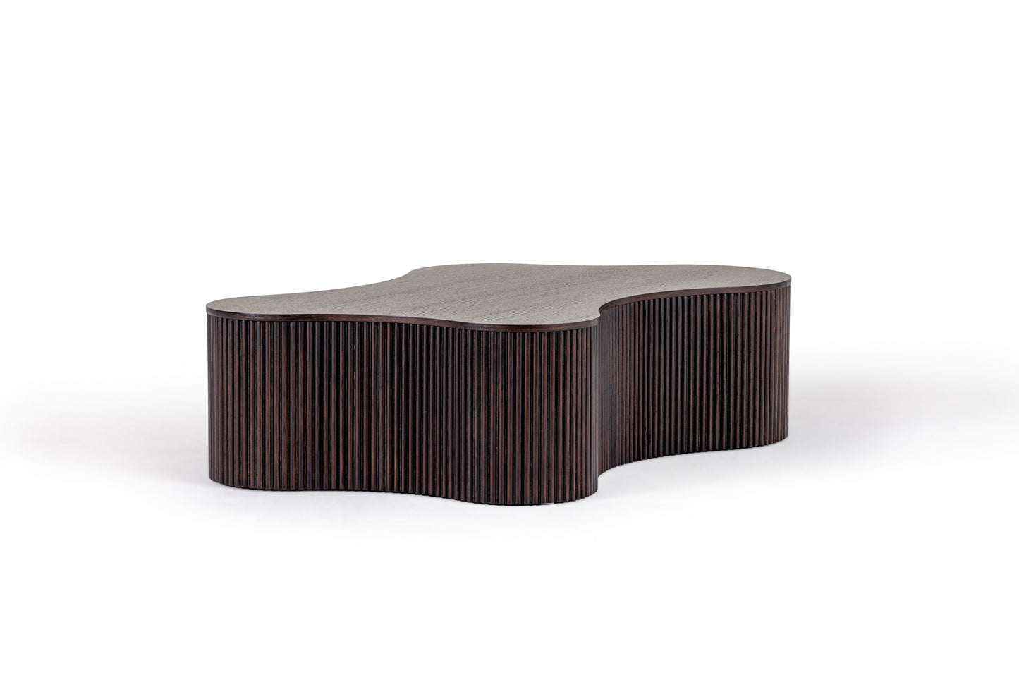 Modrest Jessie Modern Smoked Oak Freeform Coffee Table