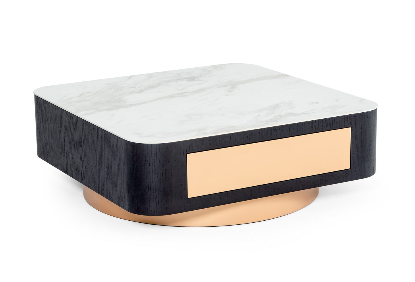 Modrest Peak Modern Black Oak Coffee Table