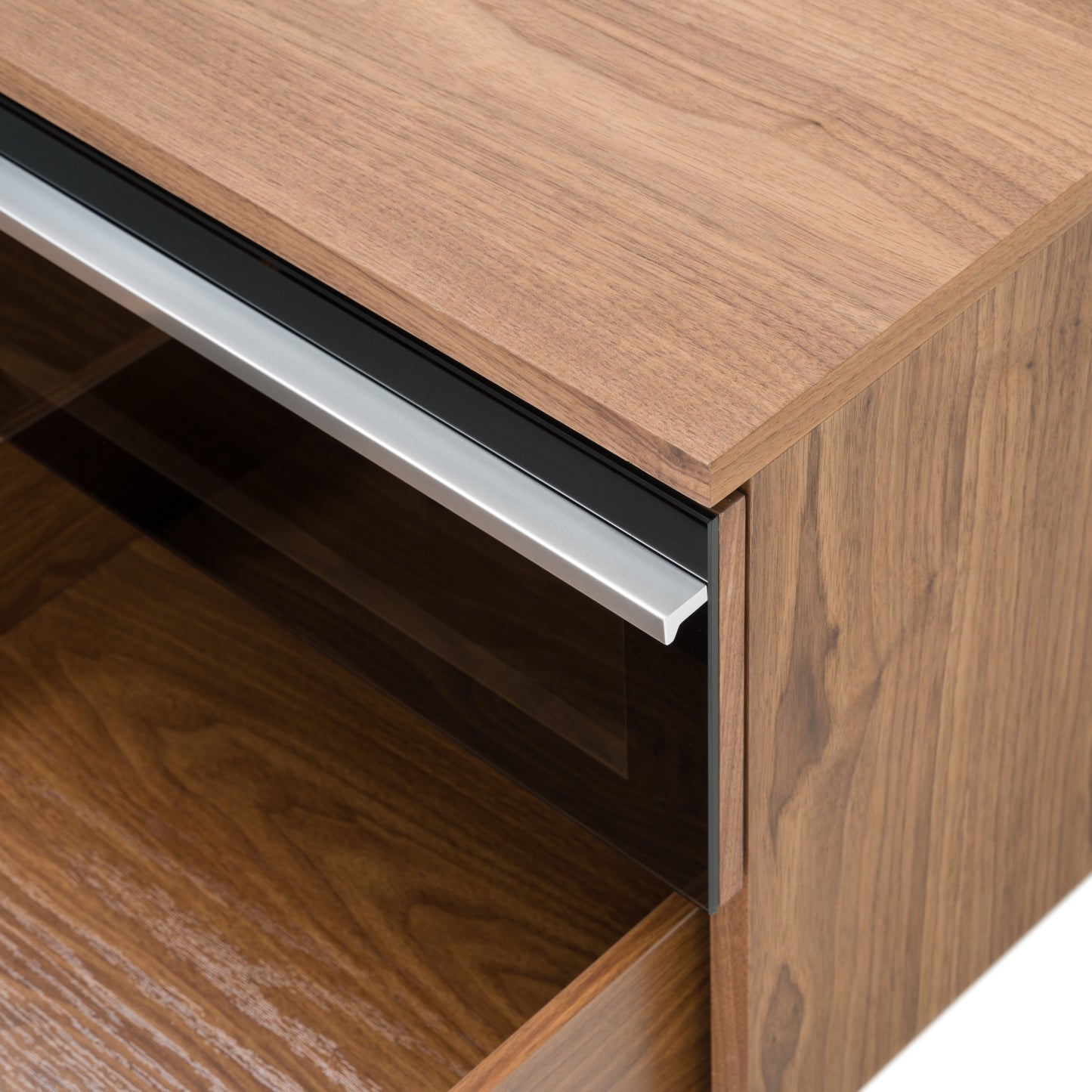 Modrest Karlstad Modern White Walnut TV Stand