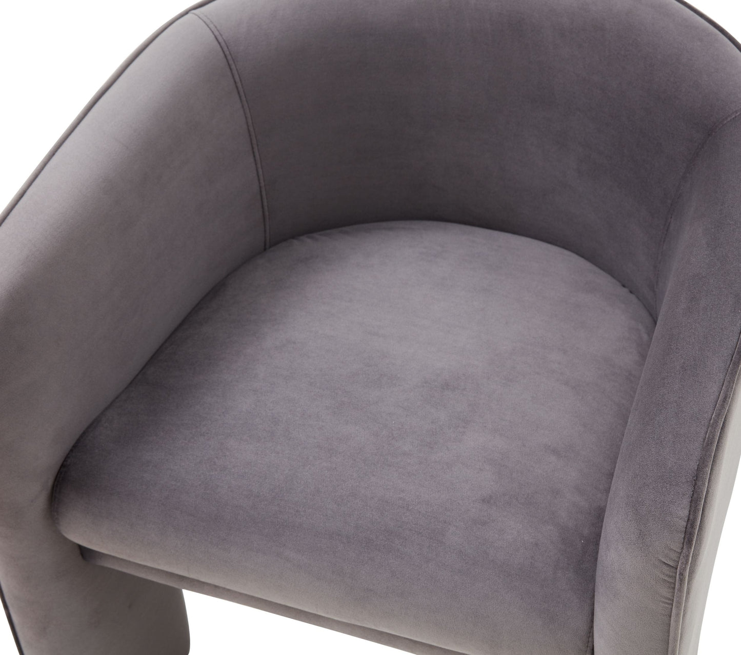 Modrest Kyle Modern Dark Grey Accent Chair