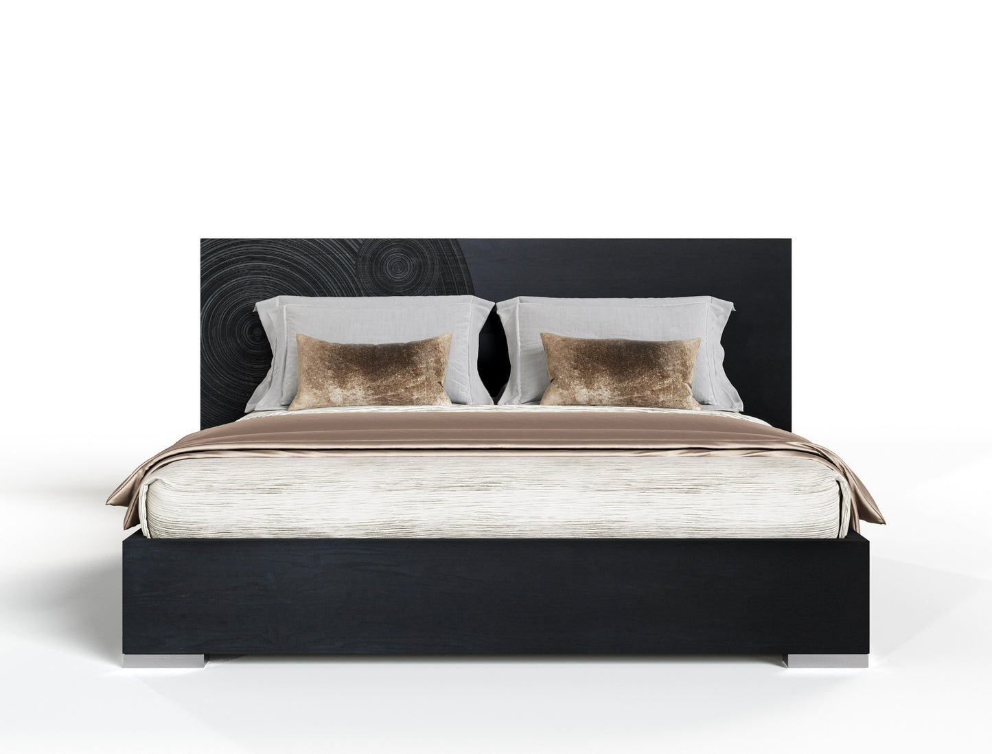 Lamod Cirque Modern Black Ash Bed