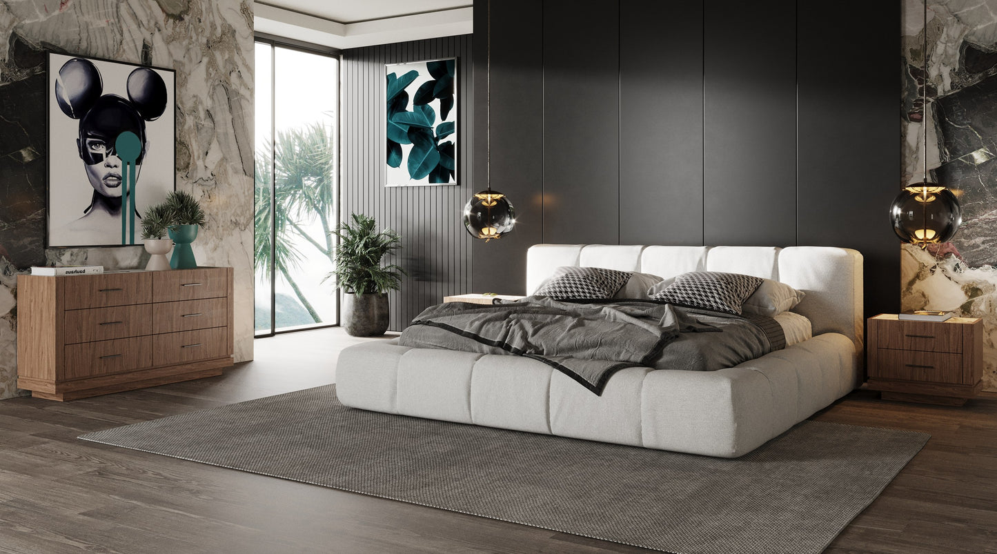 Modrest Lamont Modern Fabric Bed