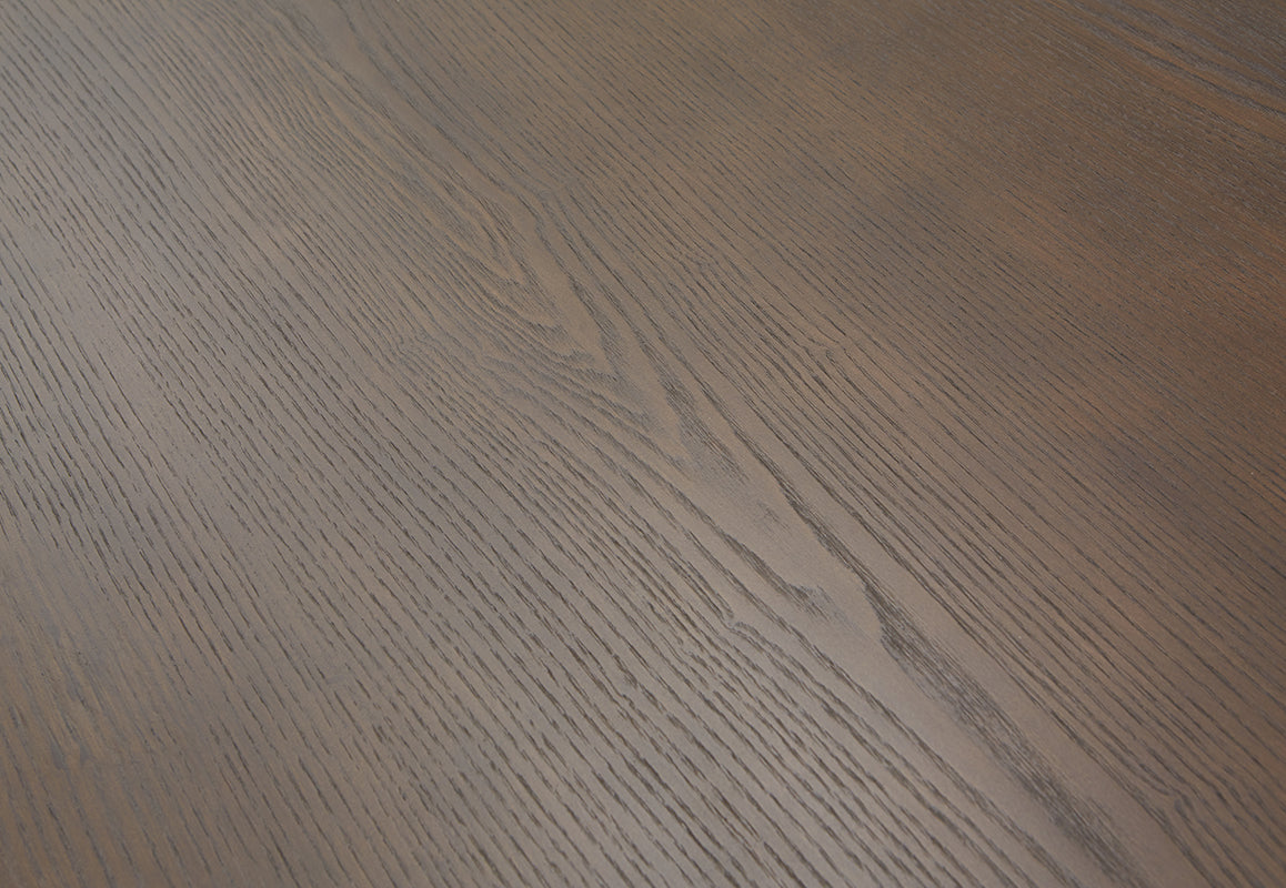 Modrest Leon Modern Umber Wood Live Edge Dining Table