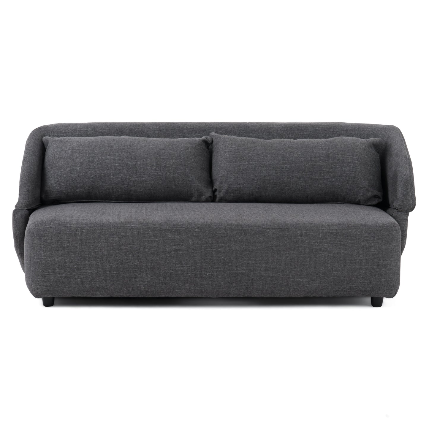 Divani Casa Lerner Modern Dark Grey Fabric Sofa Bed