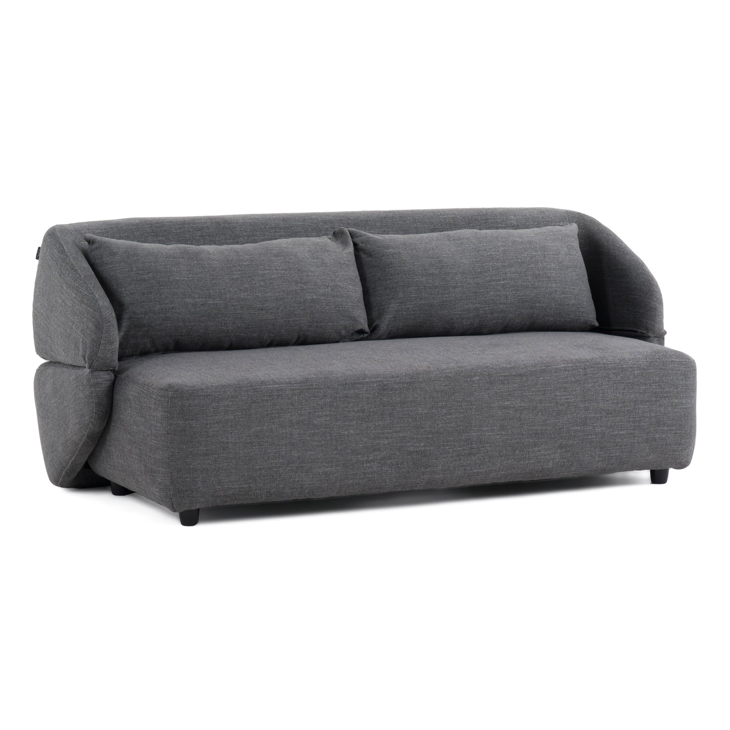 Divani Casa Lerner Modern Dark Grey Fabric Sofa Bed