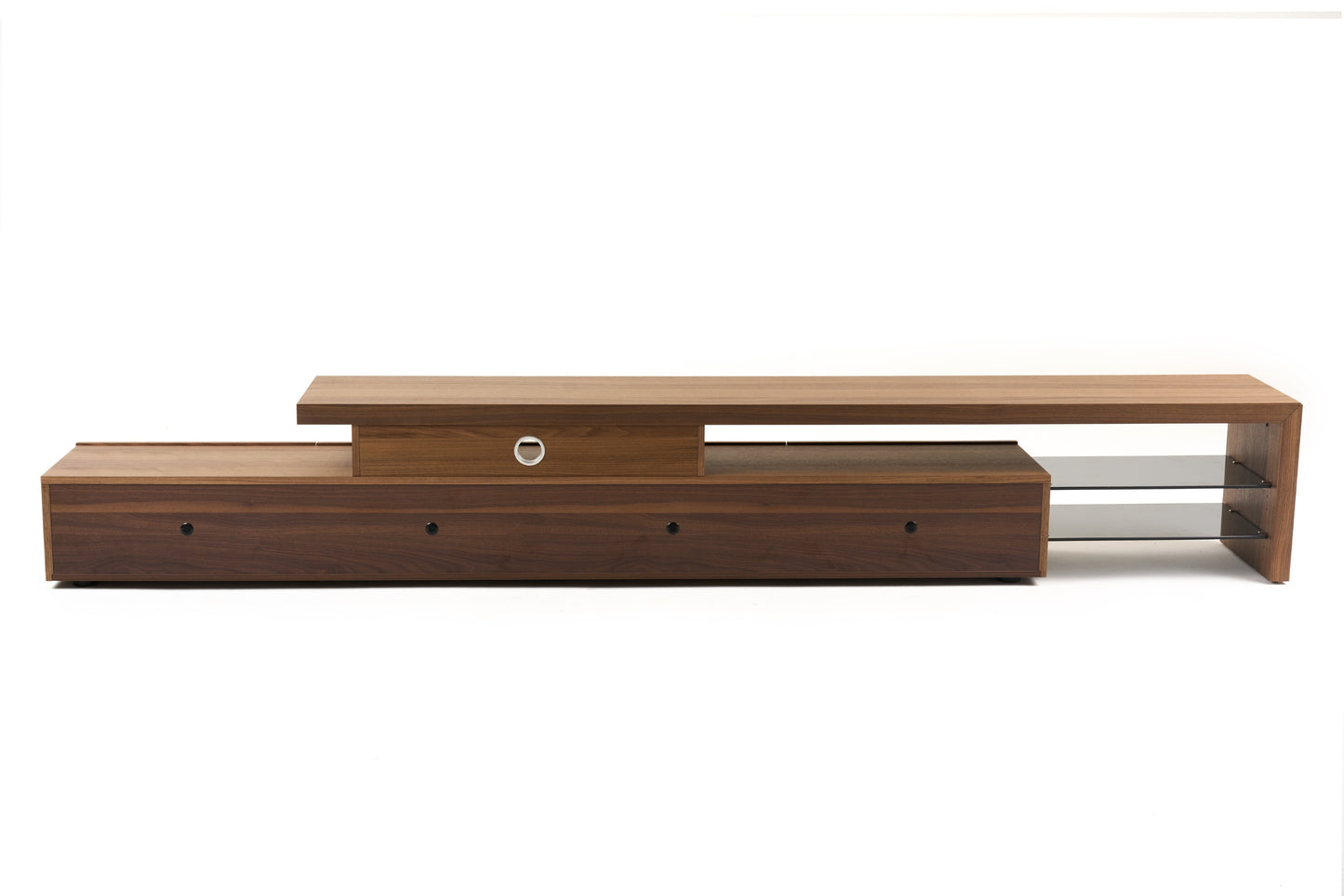 Modrest Loreta Modern Walnut TV Stand